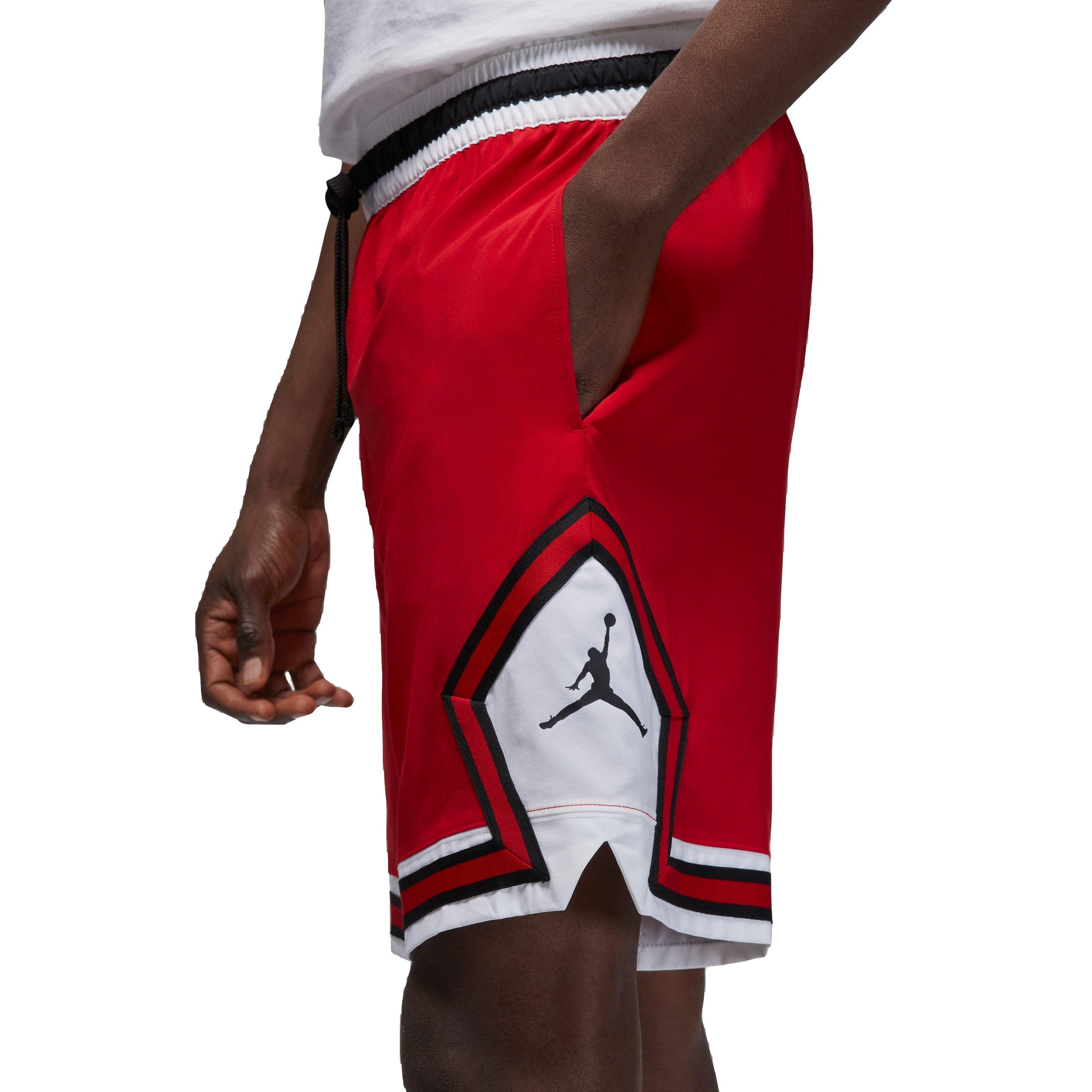 Jordan Men's Dri-FIT Sport Woven Diamond Shorts-Red/Black - RED/BLACK Thumbnail View 4
