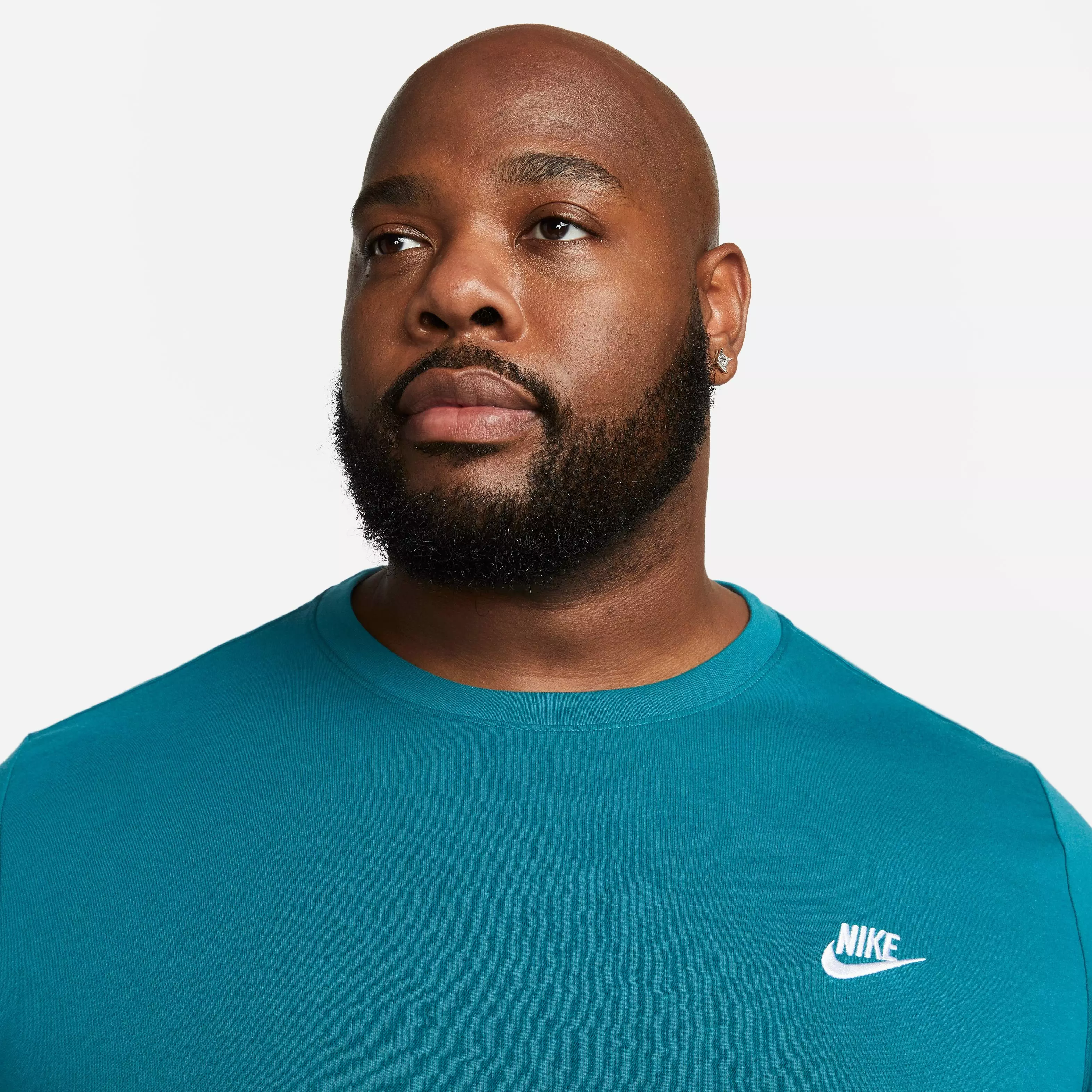 Nike Men's Sportswear Club Tee-Teal - TEAL