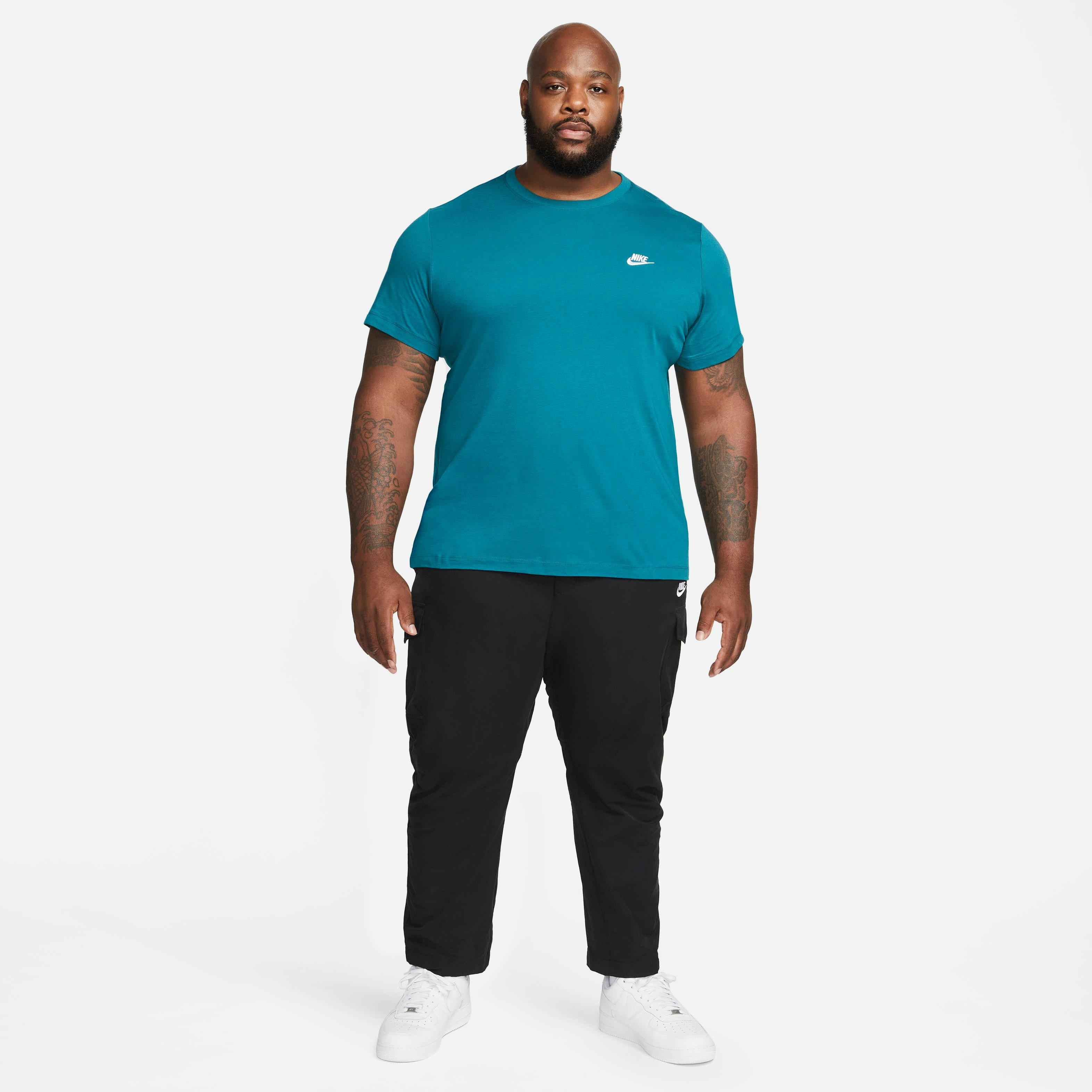 Nike Men's Sportswear Club Tee-Teal - TEAL Thumbnail View 13