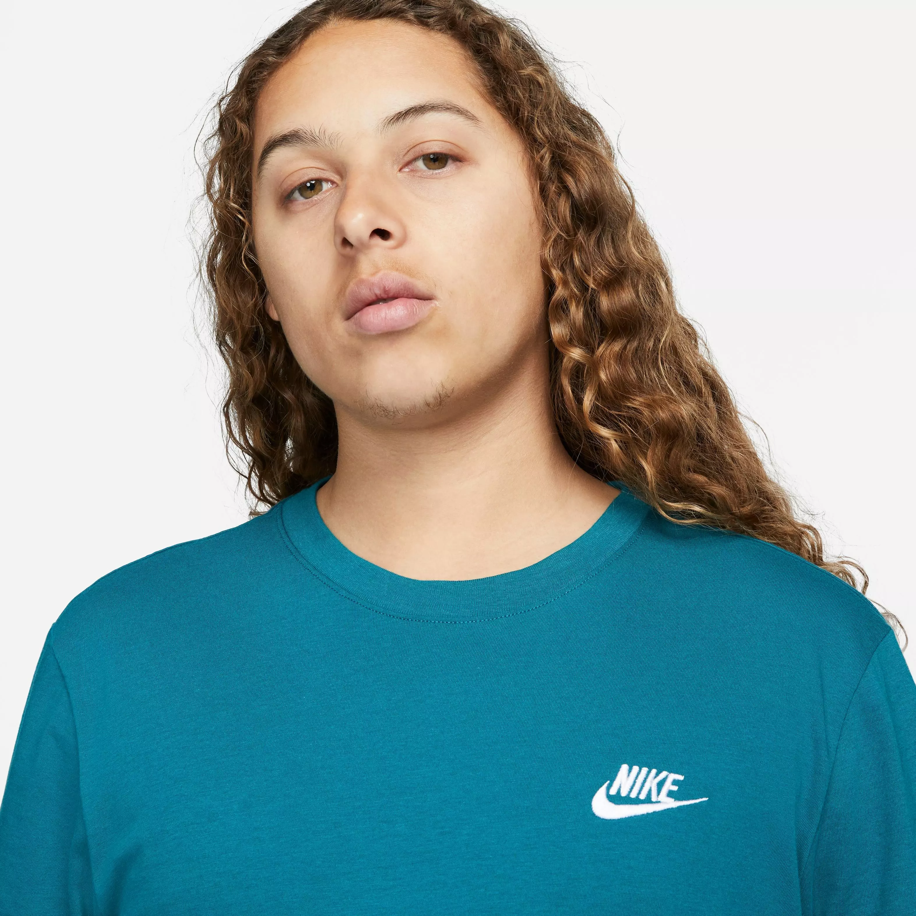 Nike Men's Sportswear Club Tee - Teal - TEAL