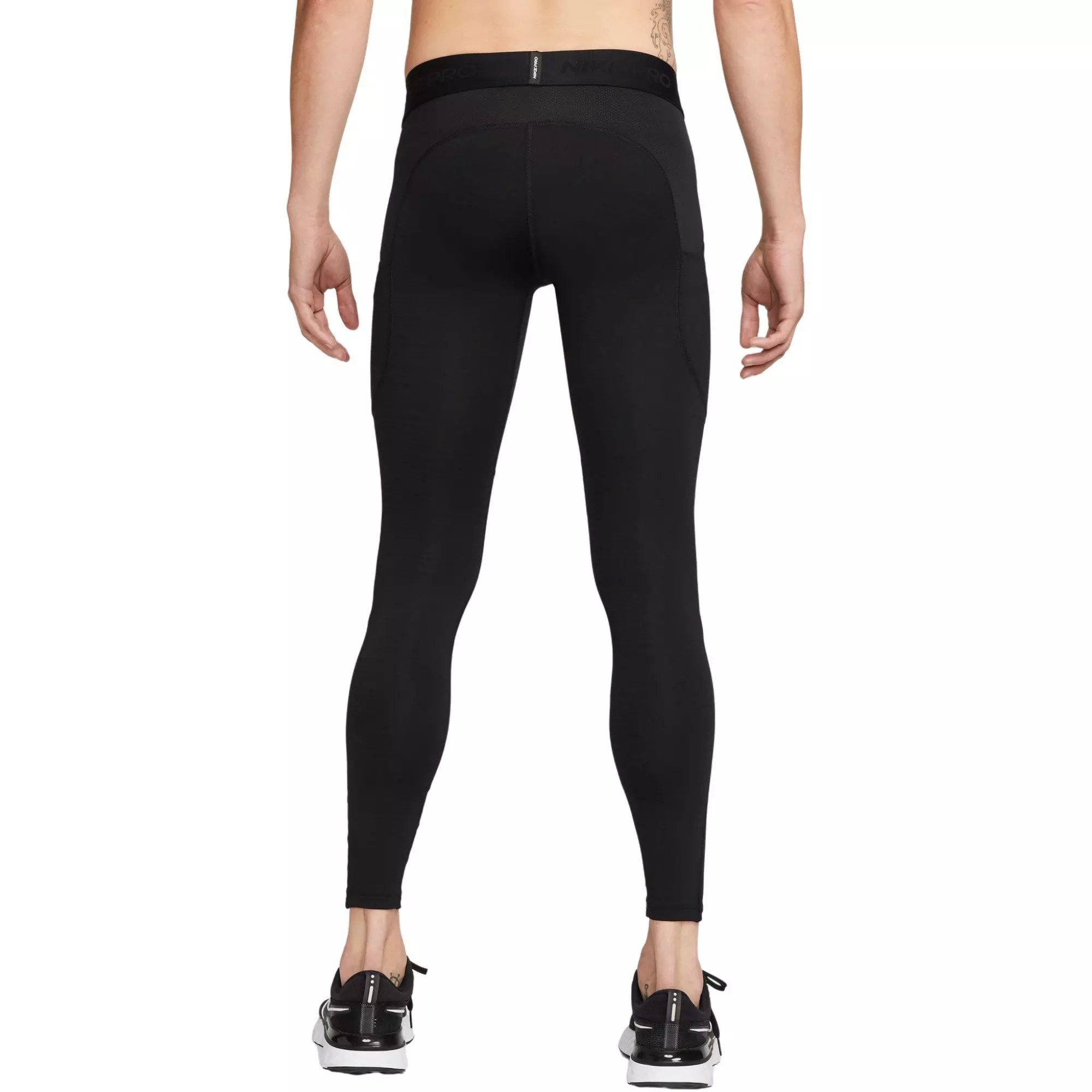 Nike Pro Warm Compression Leggings - Black - BLACK
