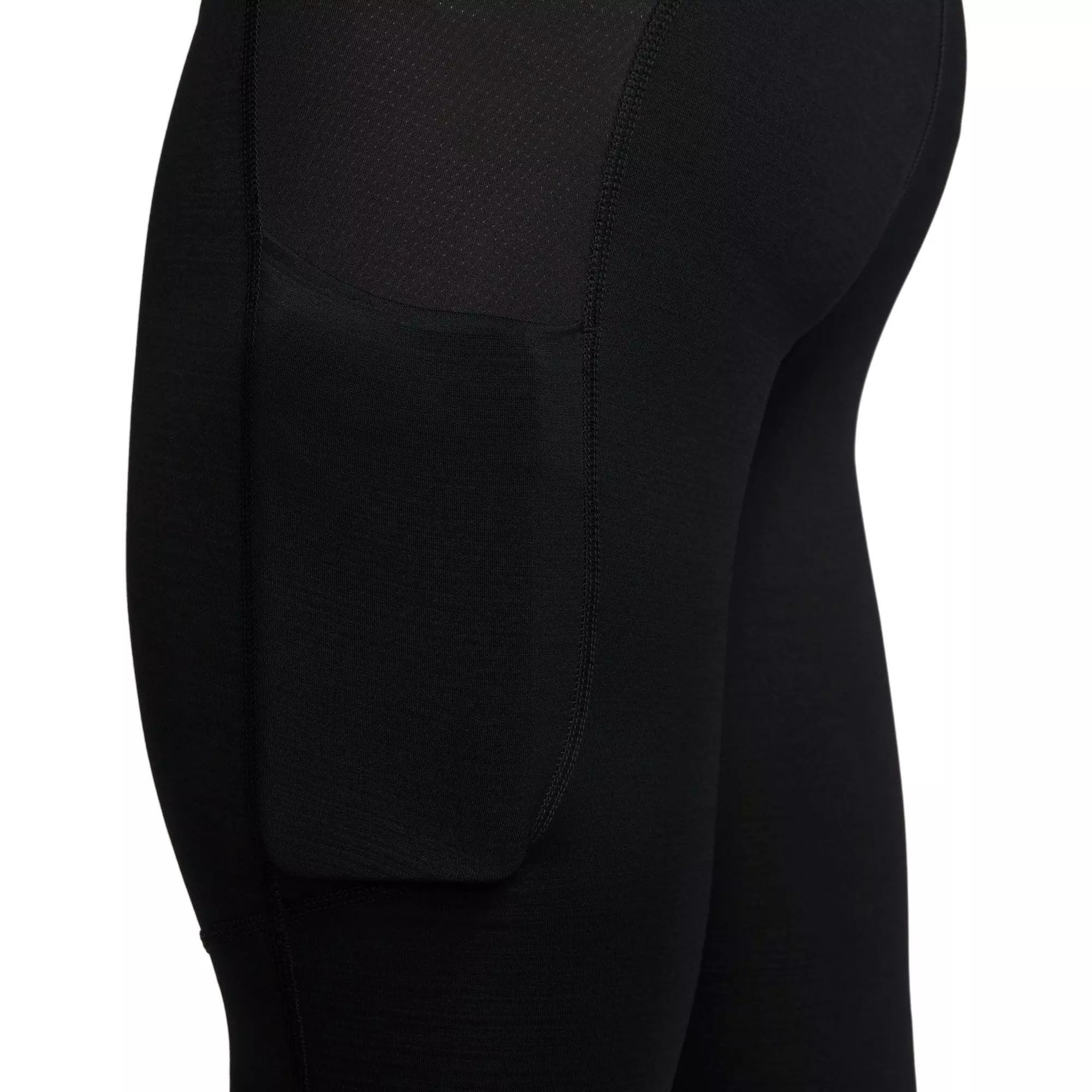 Nike Pro Warm Compression Leggings-Black - BLACK