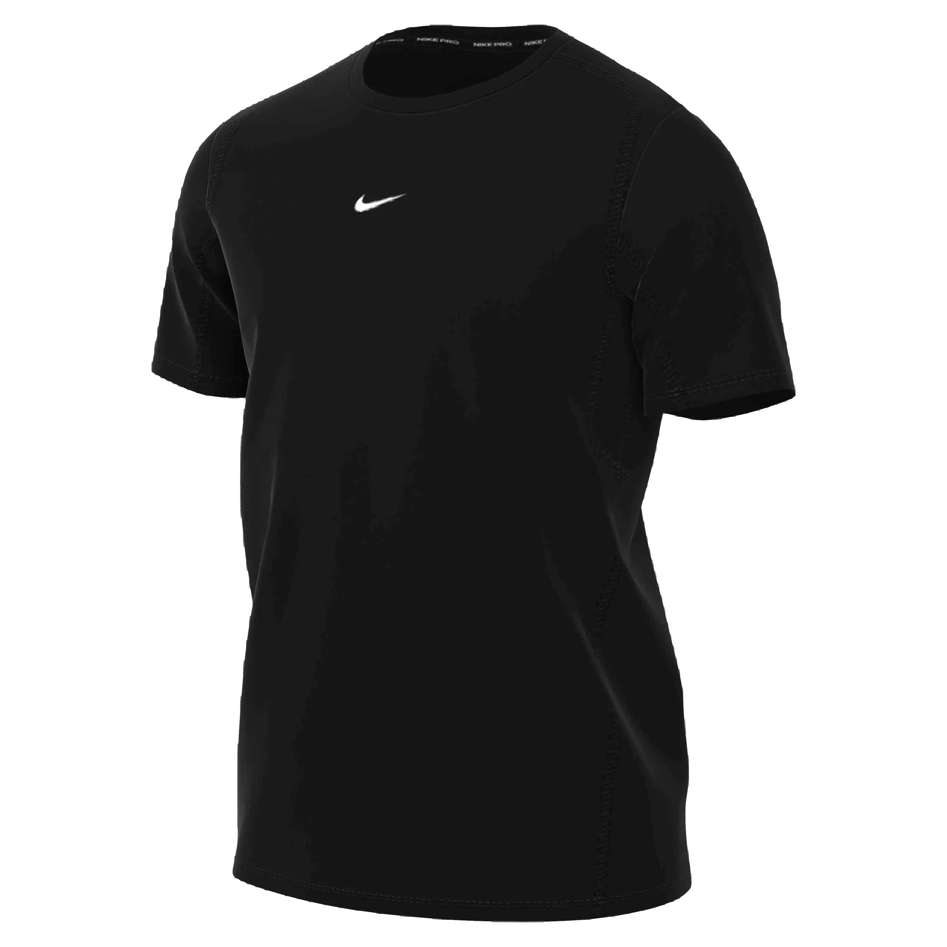 Nike Men's Pro Dri-FIT Slim Short-Sleeve Top-Black - BLACK