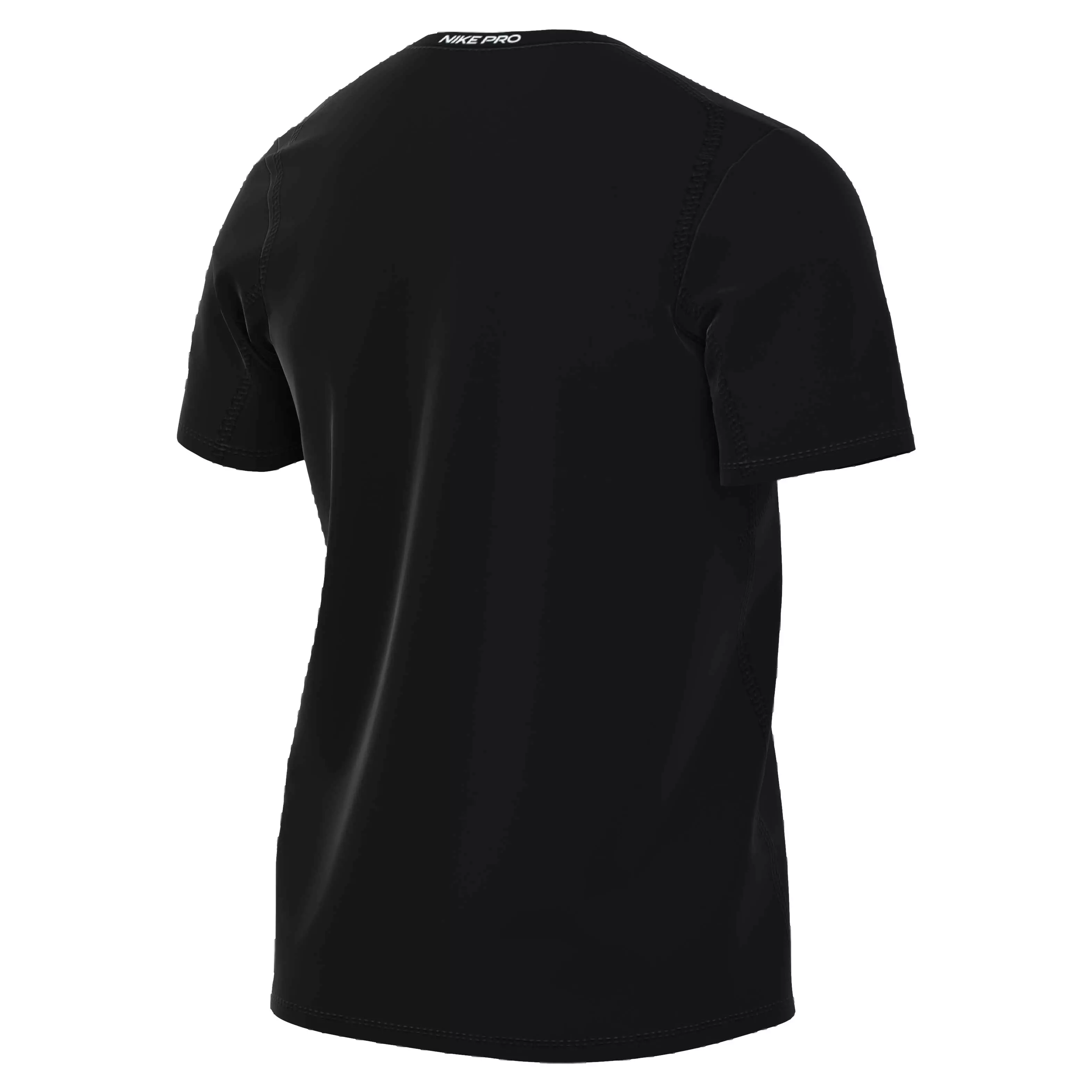 Nike Men's Pro Dri-FIT Slim Short-Sleeve Top-Black - BLACK