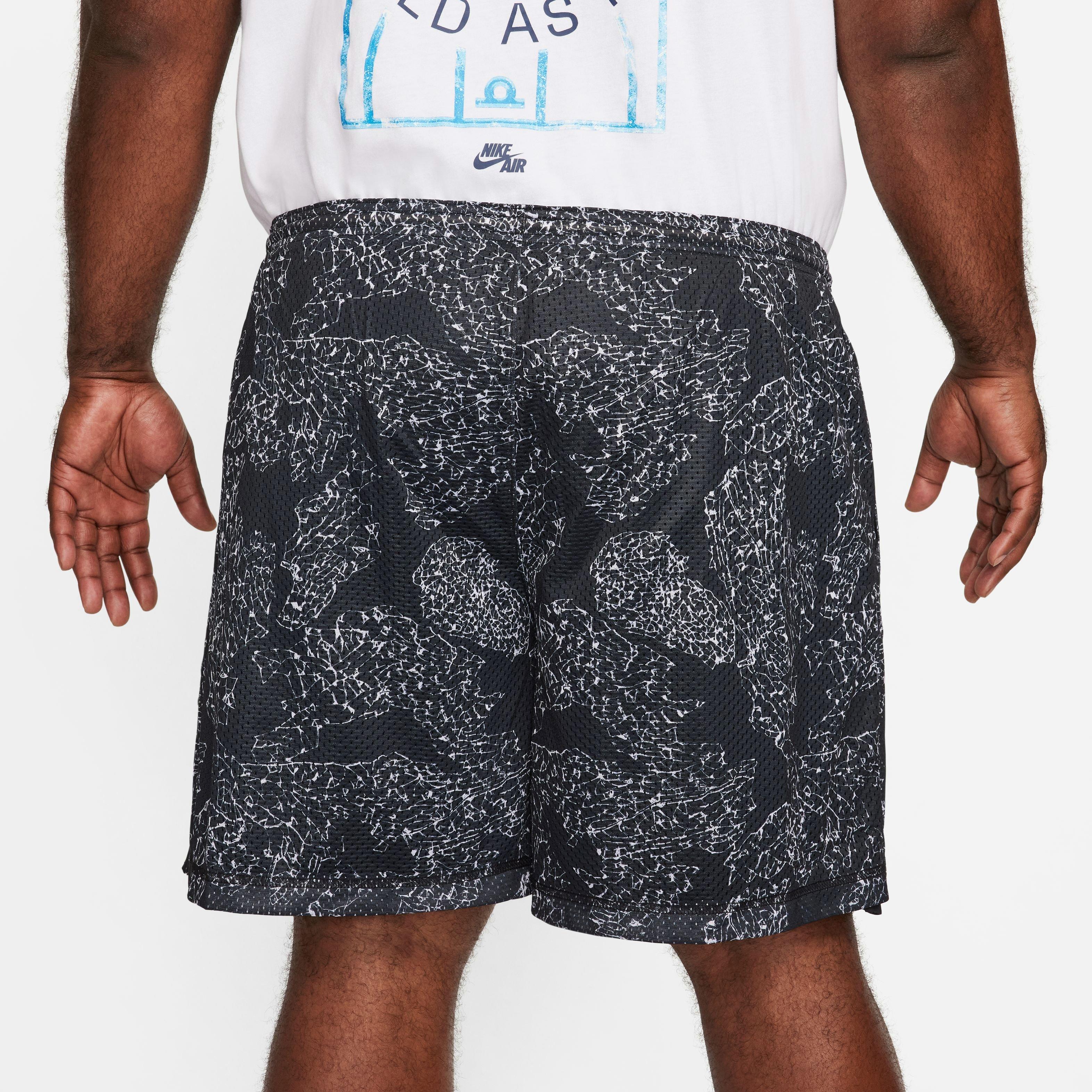 Nike Men's Dri-FIT Standard Issue 6" Reversible Basketball Shorts - BLACK Thumbnail View 6