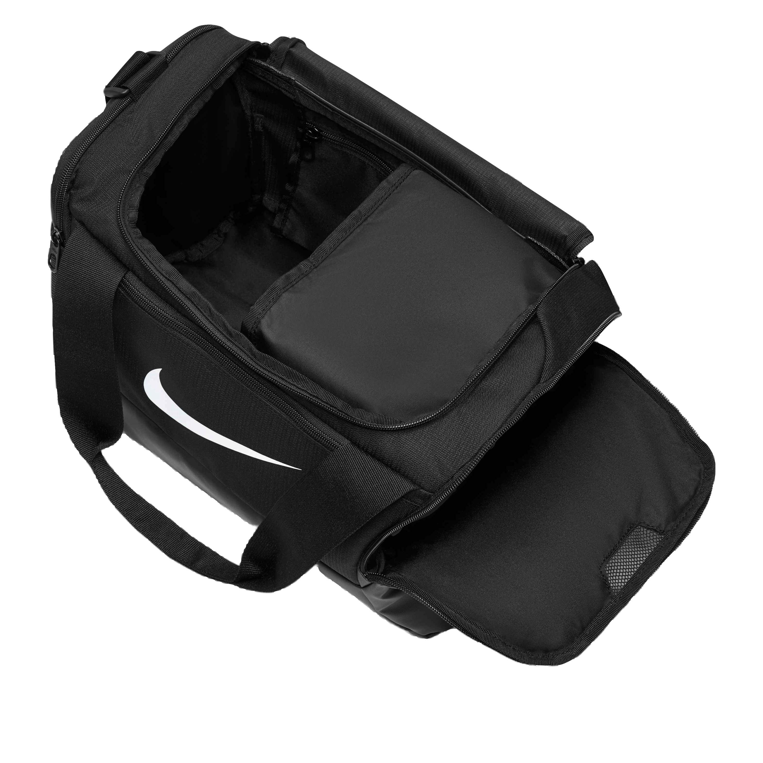 Nike Brasilla 9.5 Extra Small Training Duffel Bag-Black/White