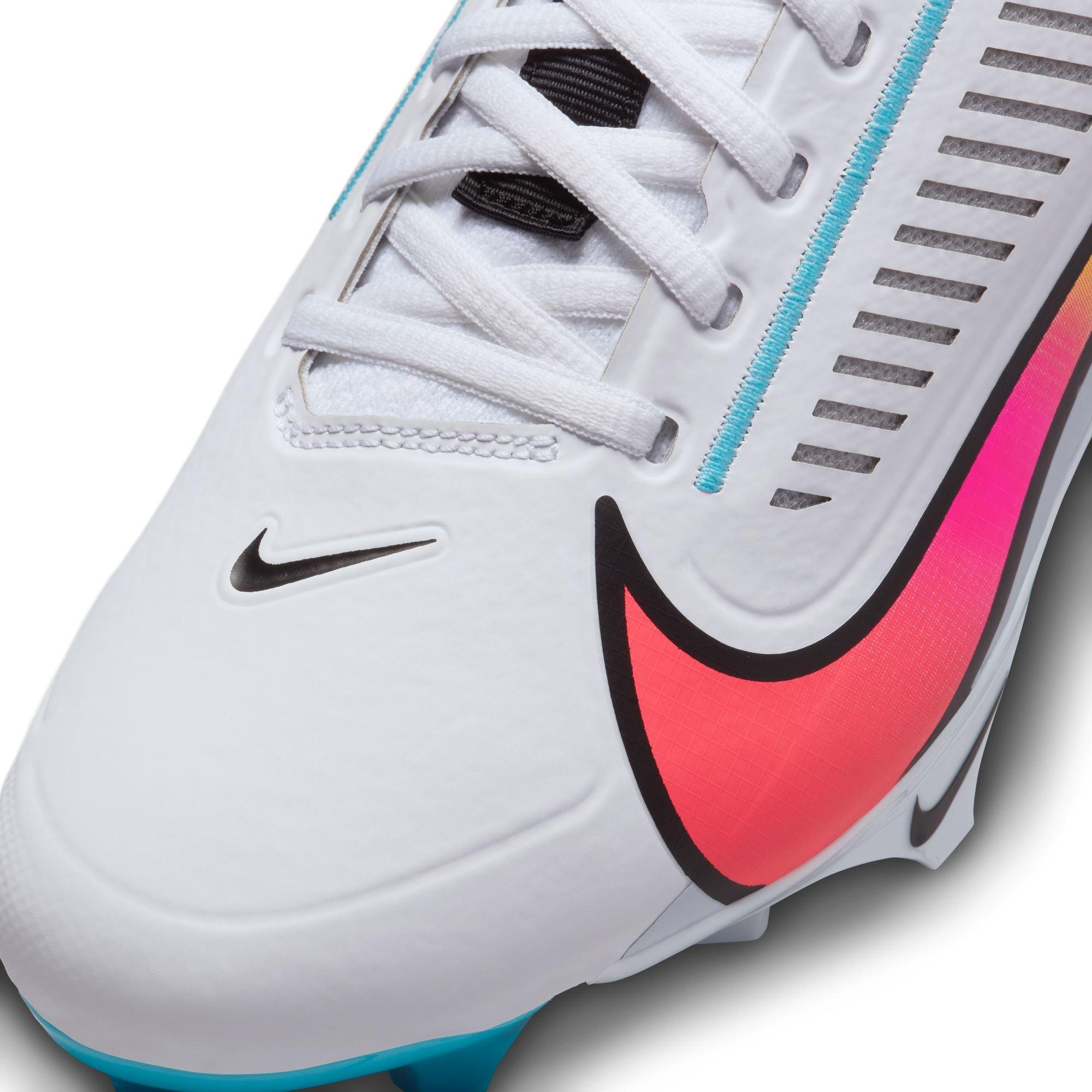 Nike Vapor Edge Pro 360 2 "White/Bright Crimson/Baltic Blue" Unisex Football Cleat - WHITE/BLUE Thumbnail View 10