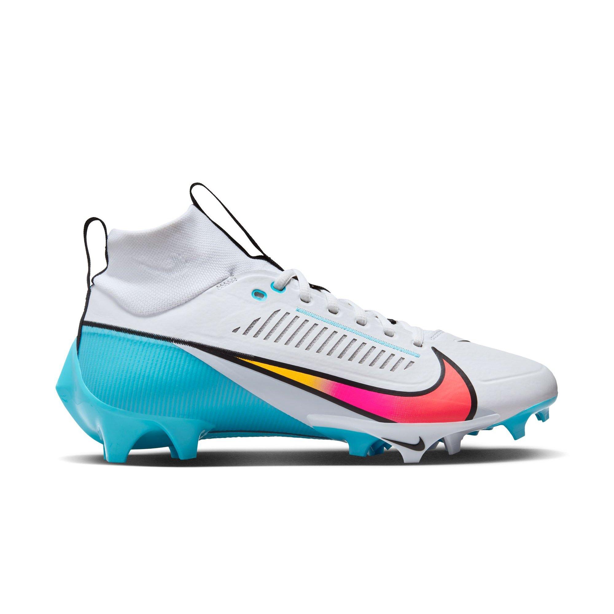 Nike Vapor Edge Pro 360 2 "White/Bright Crimson/Baltic Blue" Unisex Football Cleat - WHITE/BLUE Thumbnail View 1