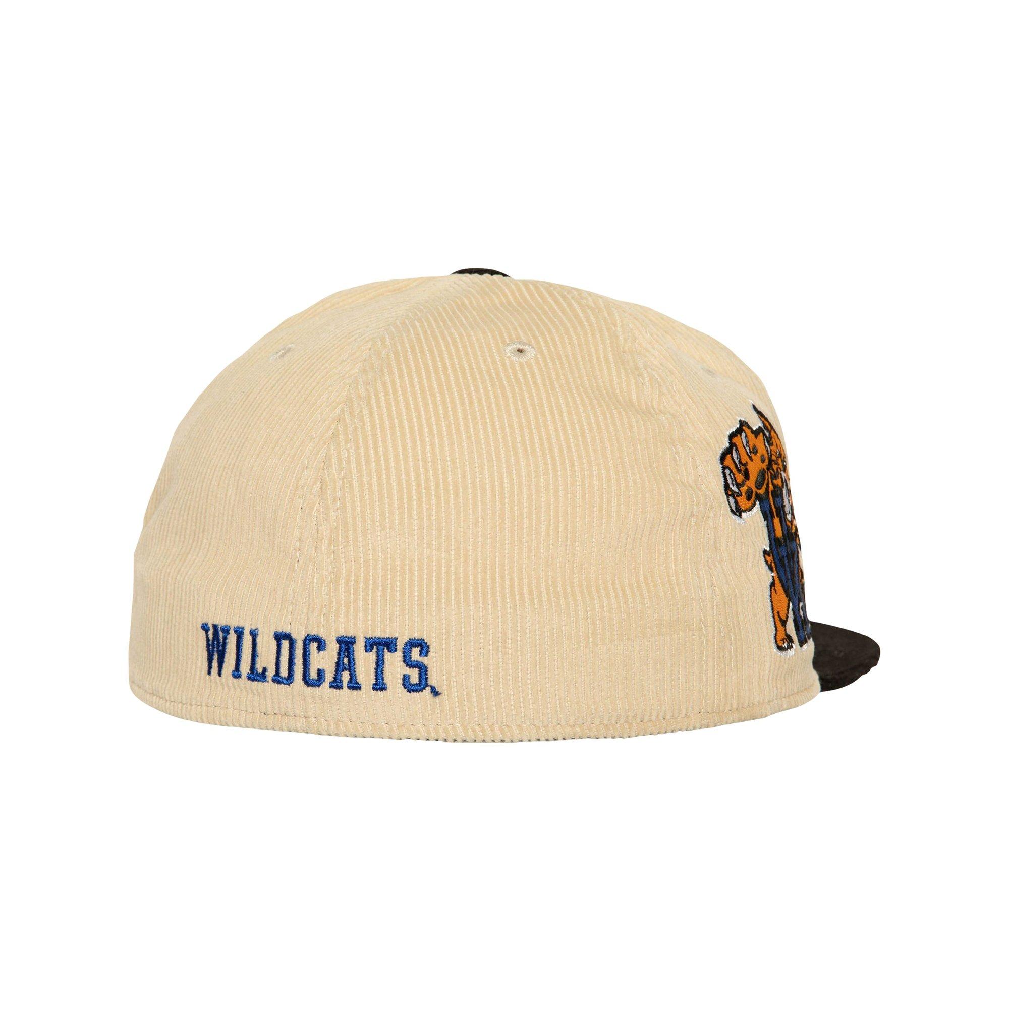 Mitchell & Ness Kentucky Wildcats 2-Tone Corduroy Off White Fitted