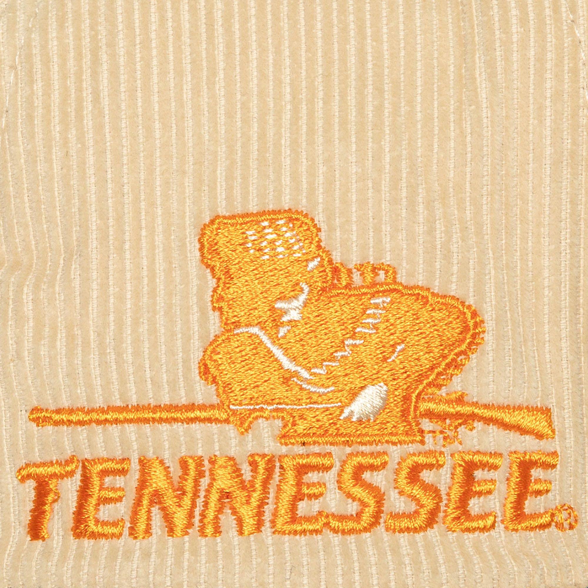 Mitchell & Ness Tennessee Volunteers 2-Tone Corduroy Fitted-Off-White Hat