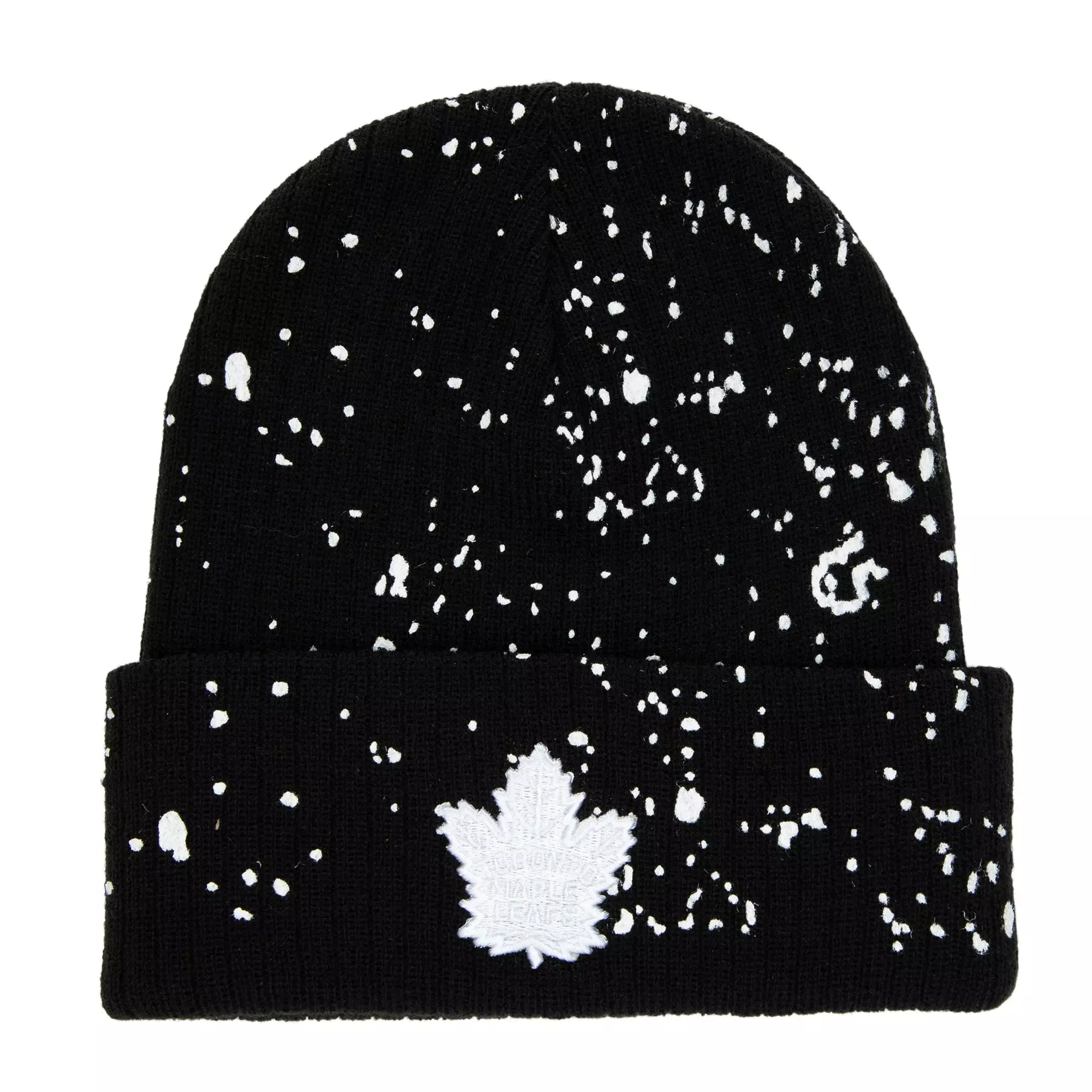 Mitchell & Ness Toronto Maple Leafs Hardwood Classic Beanie-Black - BLACK