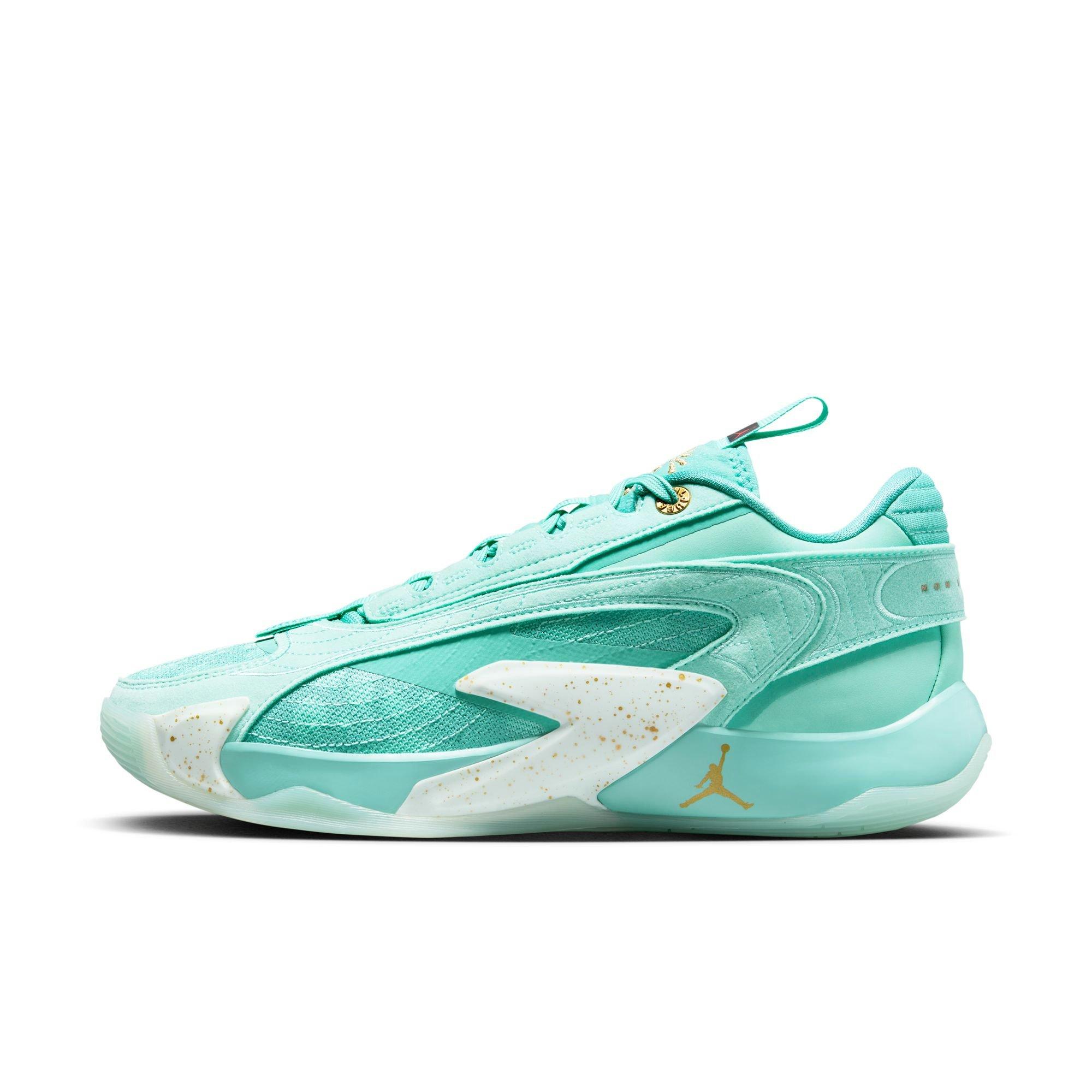 Jordan Luka 2 "Tropical Twist" Men's Basketball Shoe - TROPICAL TWIST/METALLIC GOLD/WASHED TEAL Thumbnail View 7