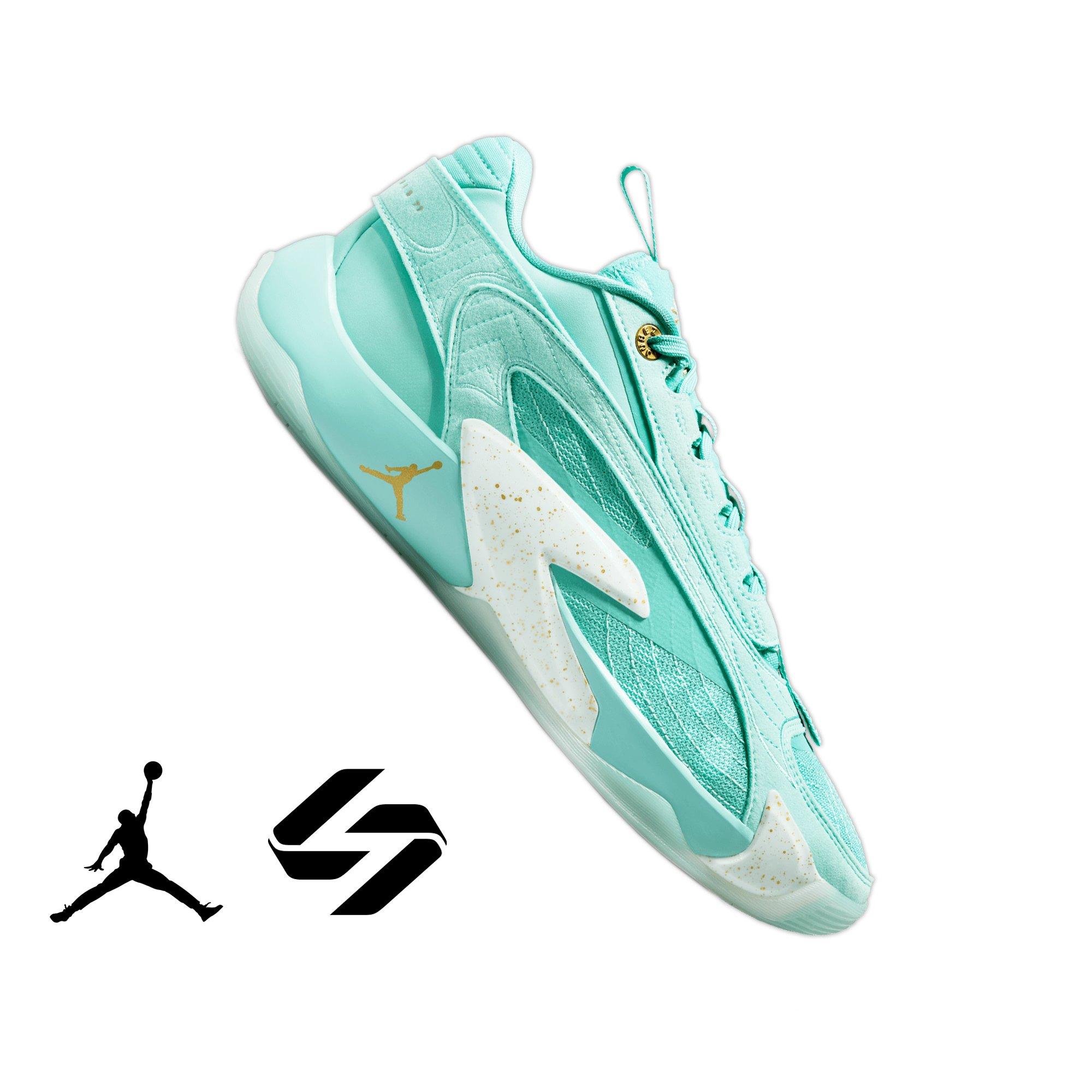 Jordan Luka 2 "Tropical Twist" Men's Basketball Shoe - TROPICAL TWIST/METALLIC GOLD/WASHED TEAL Thumbnail View 1