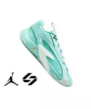 Jordan Luka 2 Basketball Shoes in Green/Tropical Twist Size 9.5