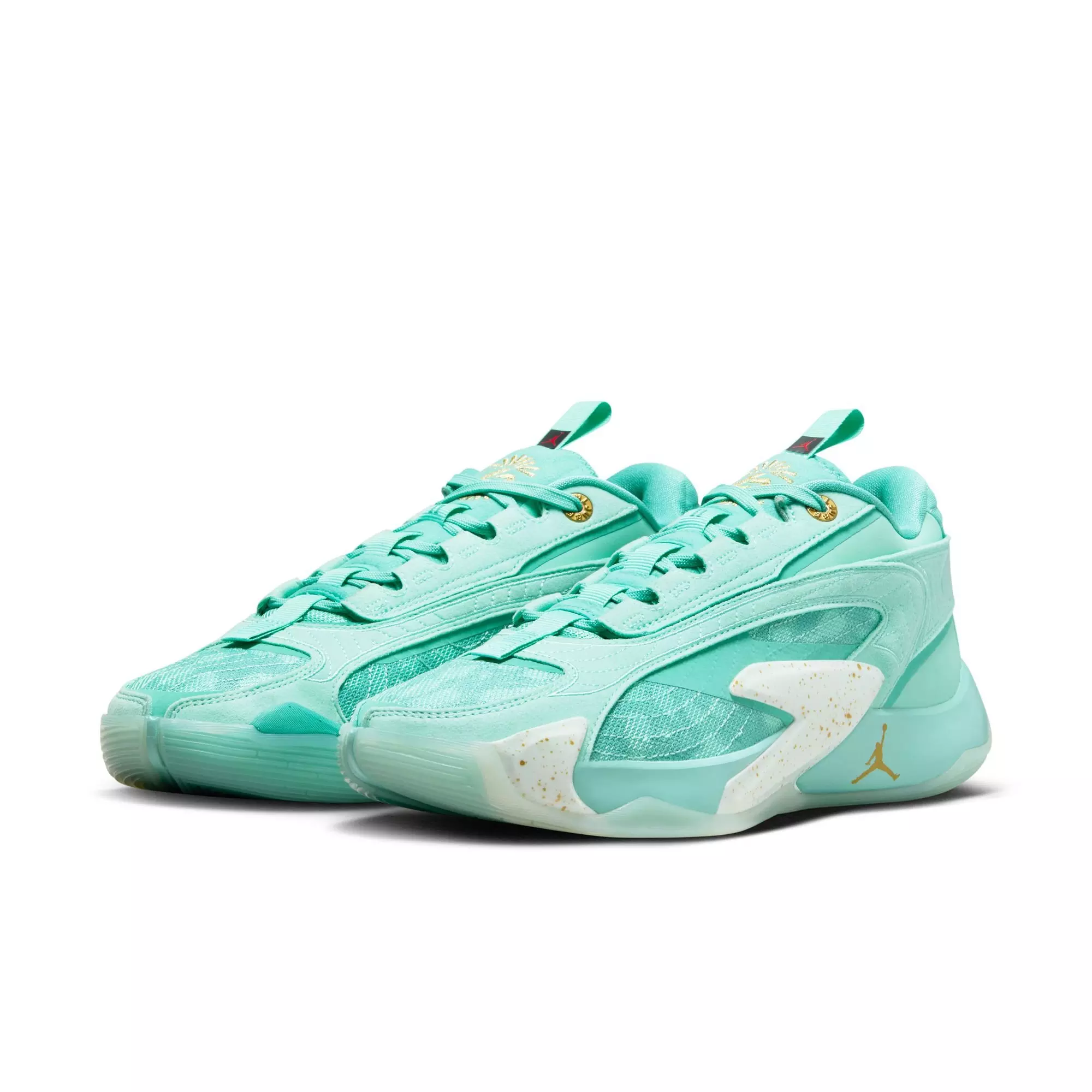 Jordan Luka 2 "Tropical Twist" Men's Basketball Shoe - TROPICAL TWIST/METALLIC GOLD/WASHED TEAL