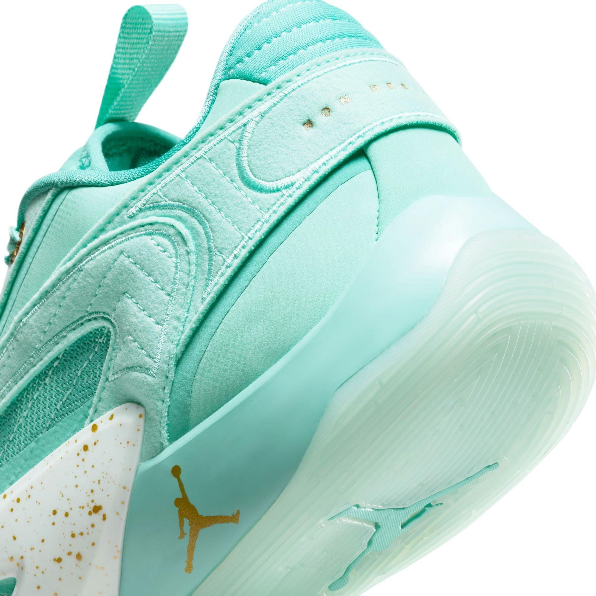 Jordan Luka 2 "Tropical Twist" Men's Basketball Shoe - TROPICAL TWIST/METALLIC GOLD/WASHED TEAL Thumbnail View 6