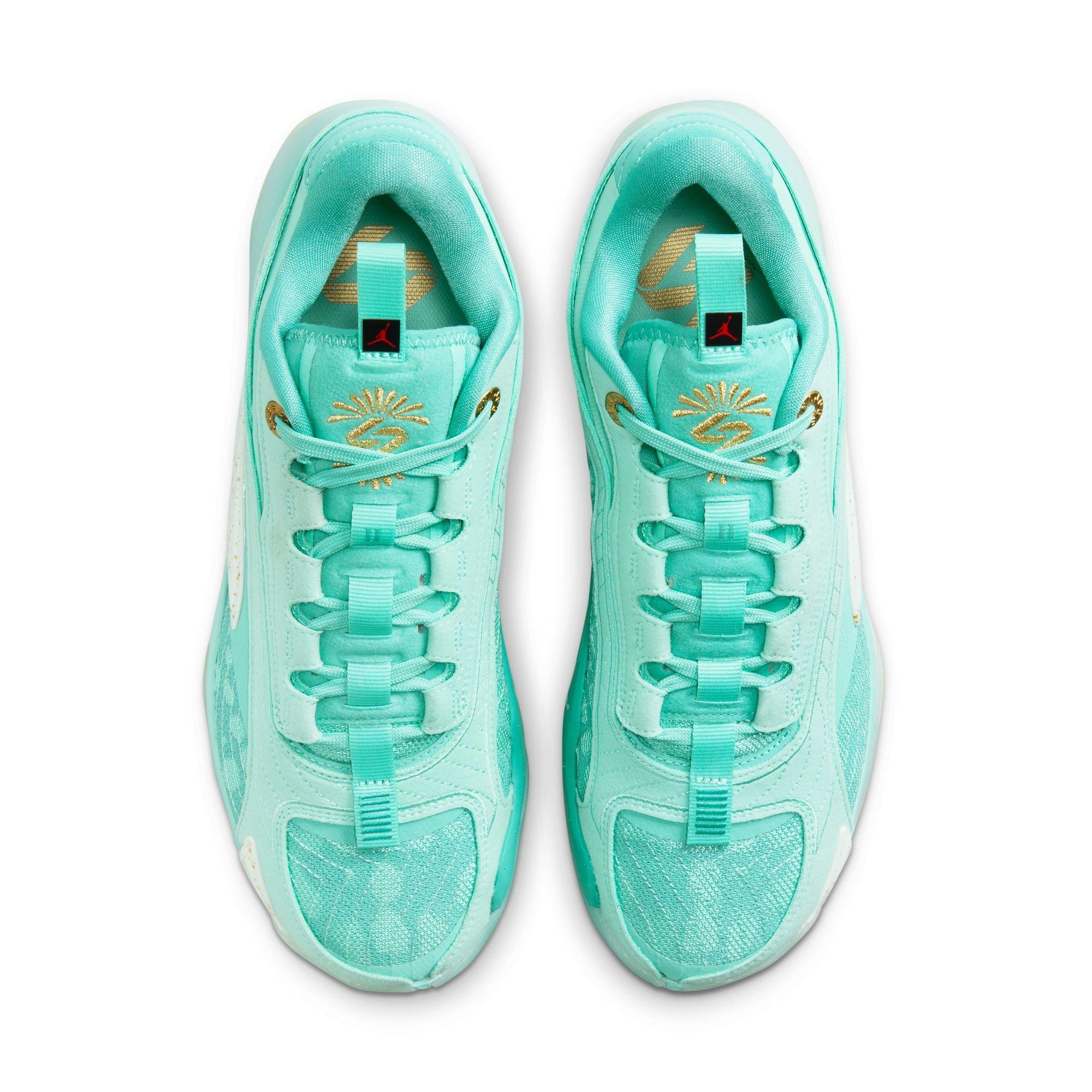 Jordan Luka 2 "Tropical Twist" Men's Basketball Shoe - TROPICAL TWIST/METALLIC GOLD/WASHED TEAL Thumbnail View 10