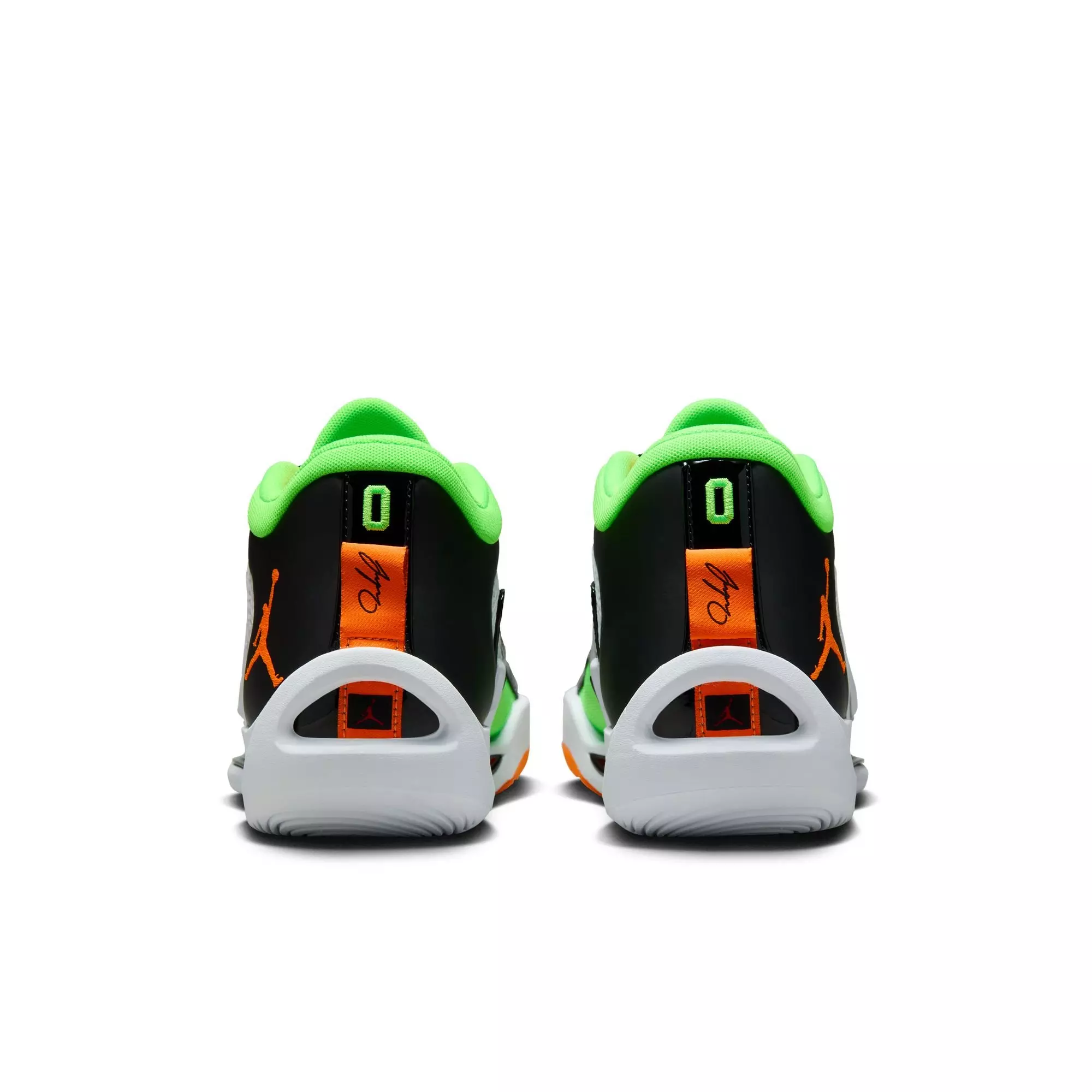 Jordan Tatum 1 "White/Total Orange/Green Strike" Men's Basketball Shoe - WHITE/TOTAL ORANGE/GREEN STRIKE