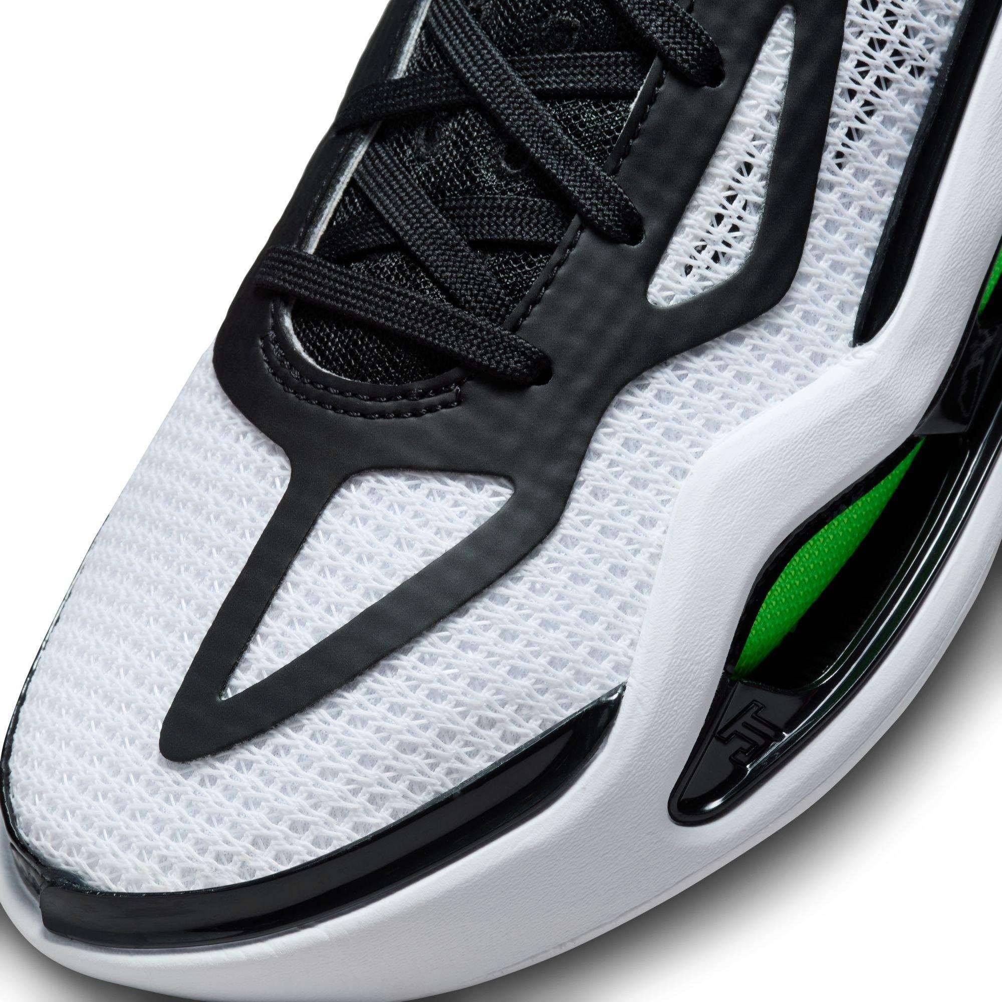 Jordan Tatum 1 "White/Total Orange/Green Strike" Men's Basketball Shoe - WHITE/TOTAL ORANGE/GREEN STRIKE Thumbnail View 4
