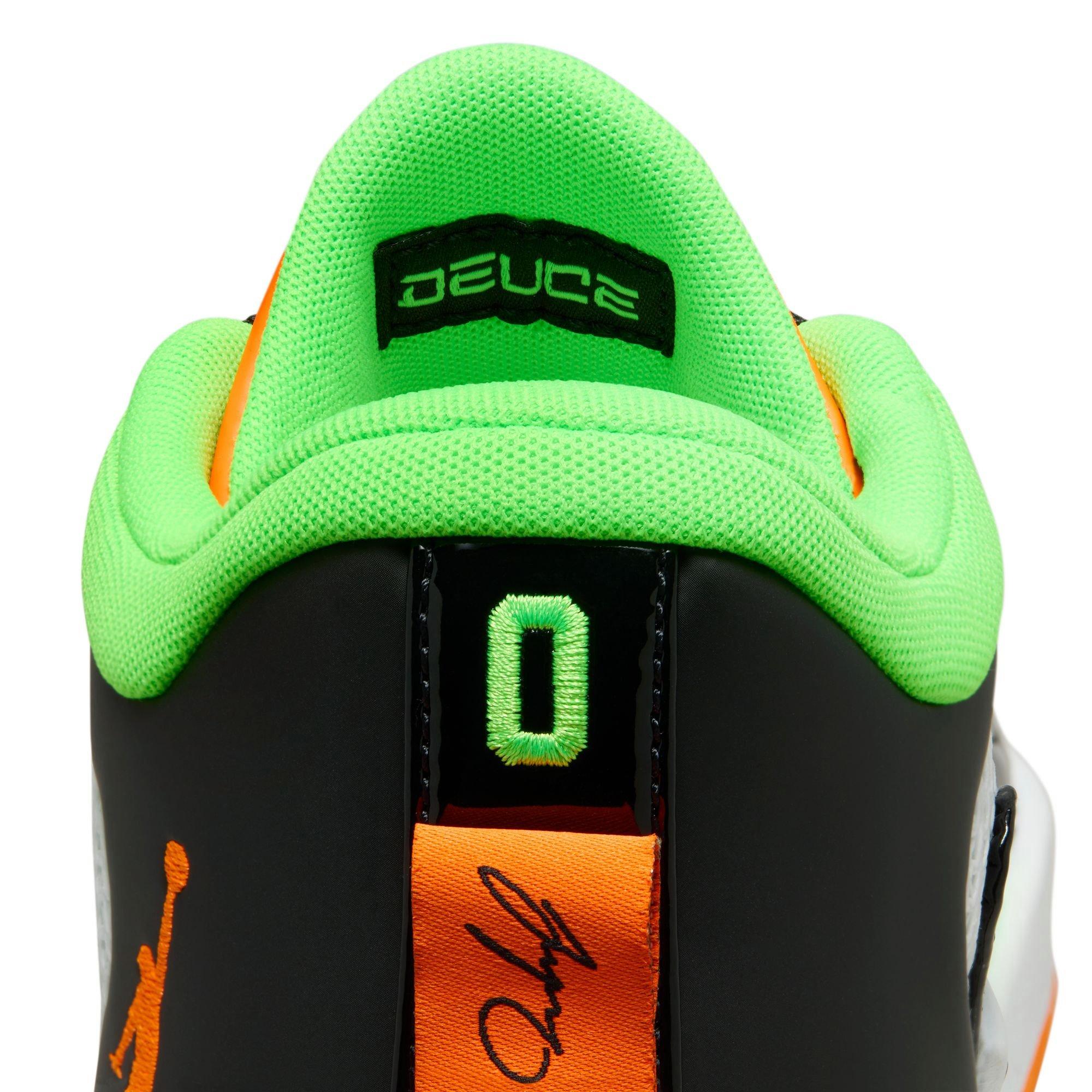 Jordan Tatum 1 "White/Total Orange/Green Strike" Men's Basketball Shoe - WHITE/TOTAL ORANGE/GREEN STRIKE Thumbnail View 6