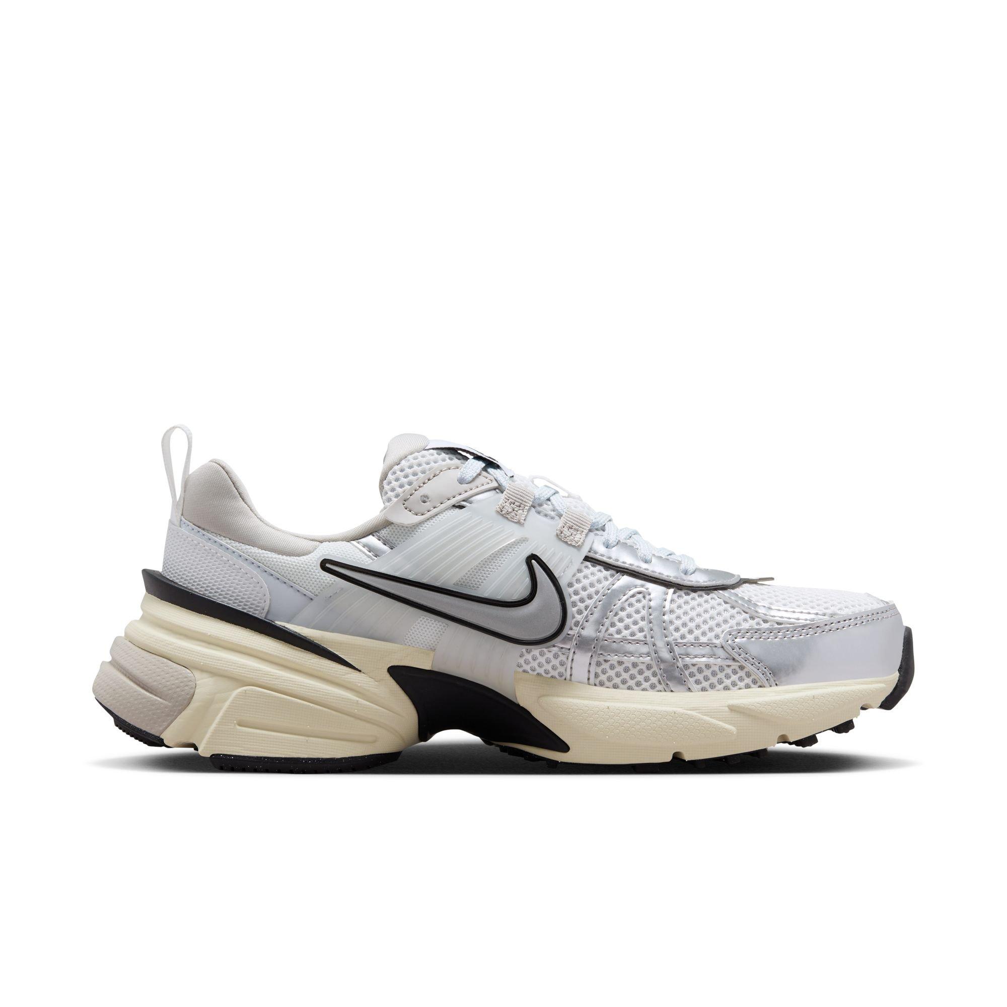 Nike V2K Run "Summit White/Metallic Silver" Women's Running Shoe - SUMMIT WHITE/METALLIC SILVER Thumbnail View 2