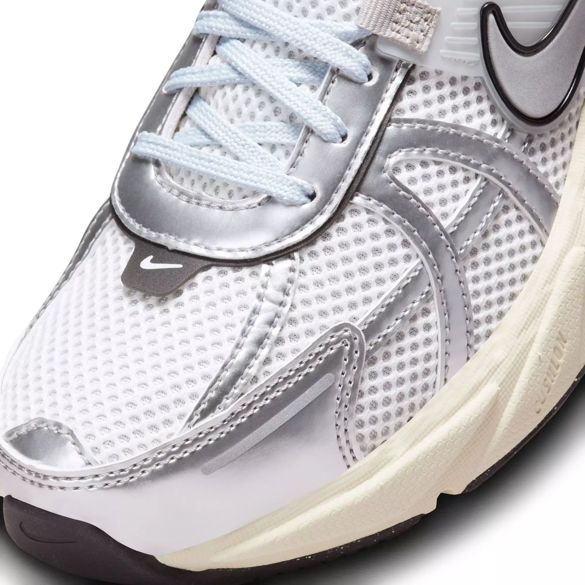 Nike V2K Run "Summit White/Metallic Silver" Women's Running Shoe - SUMMIT WHITE/METALLIC SILVER