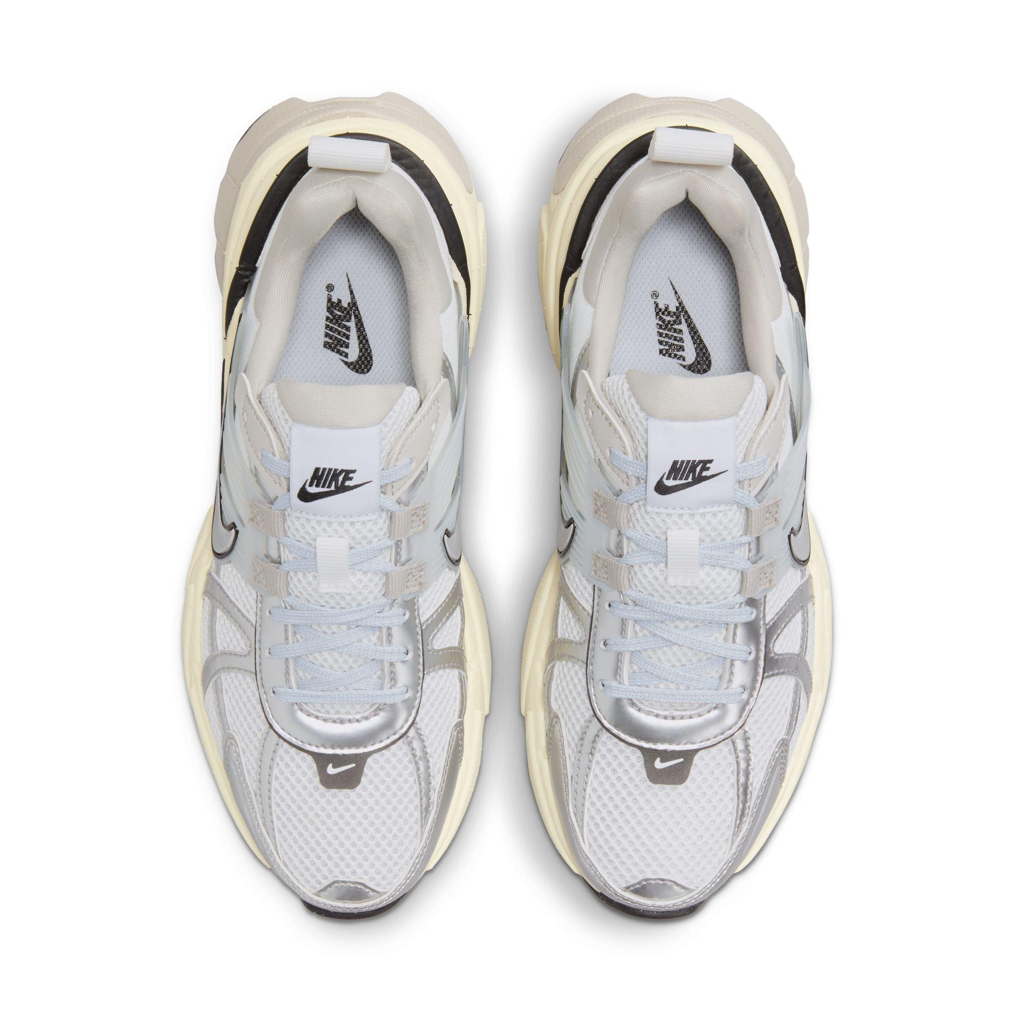 Nike V2K Run "Summit White/Metallic Silver" Women's Running Shoe - SUMMIT WHITE/METALLIC SILVER Thumbnail View 9
