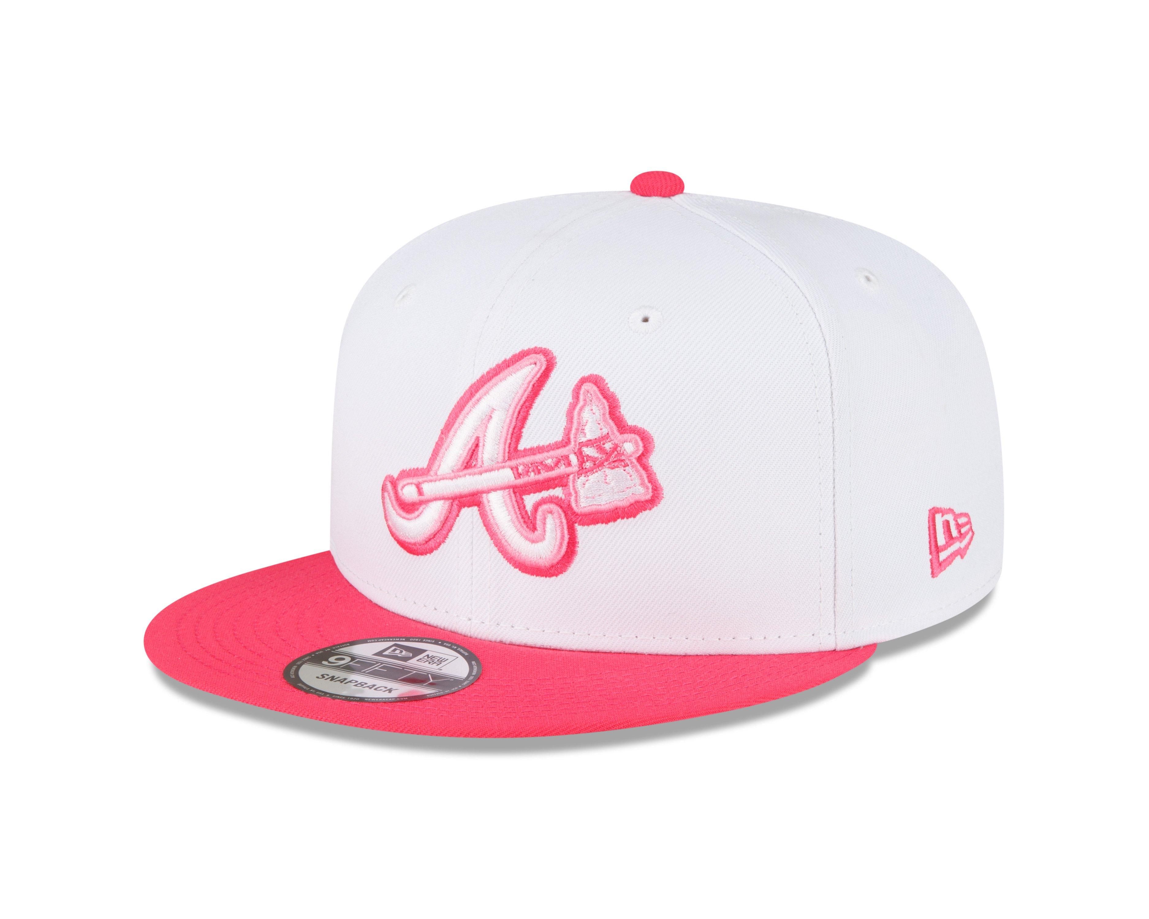 New Era Girl's Atlanta Braves Pink T-Shirt