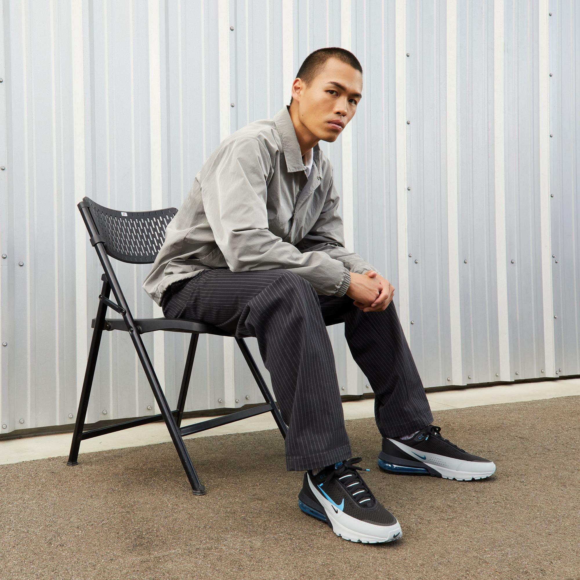 Nike Air Max Pulse "Black/Laser Blue/Smoke Grey" Men's Shoe - BLACK/LASER BLUE/SMOKE GREY Thumbnail View 10