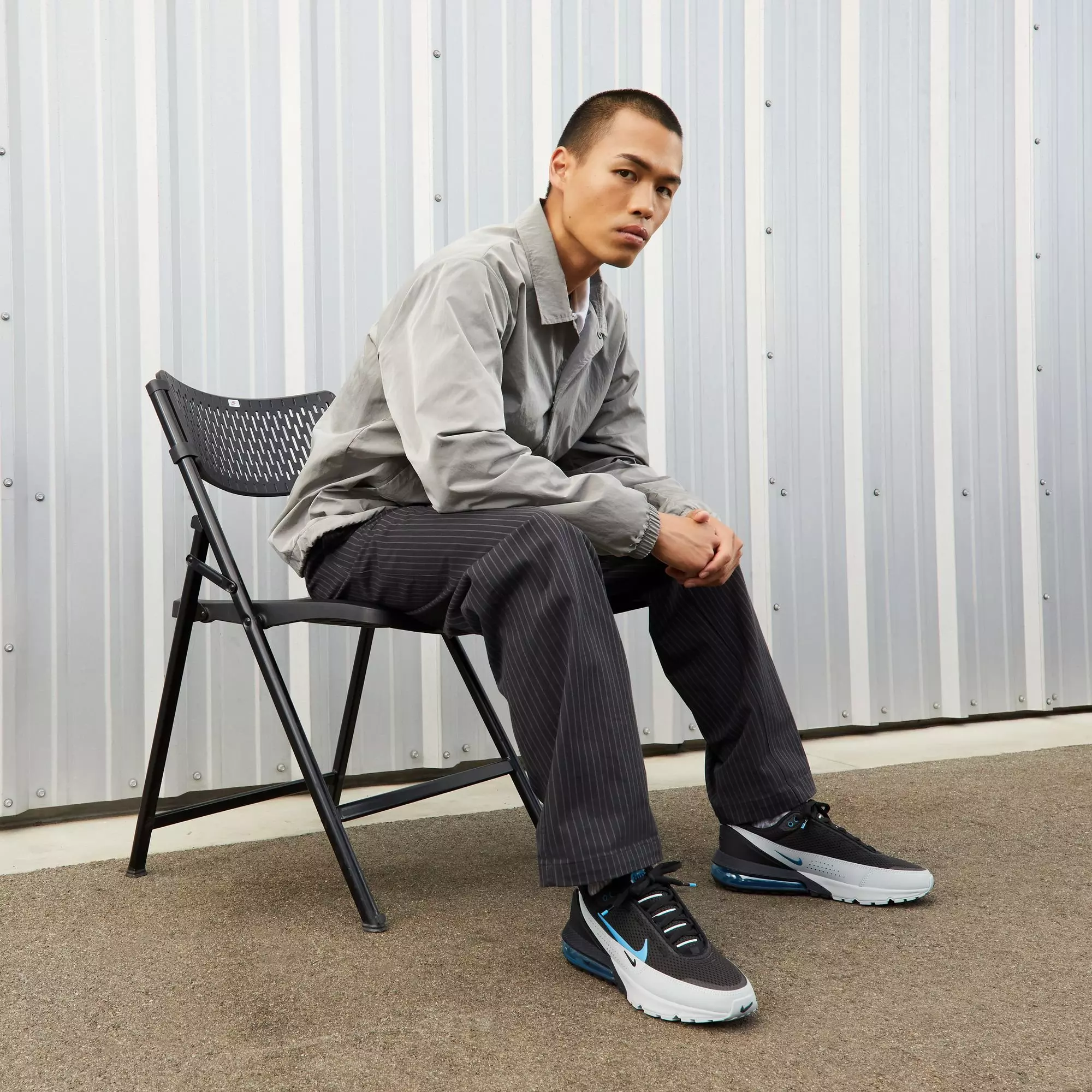 Nike Air Max Pulse "Black/Laser Blue/Smoke Grey" Men's Shoe - BLACK/LASER BLUE/SMOKE GREY