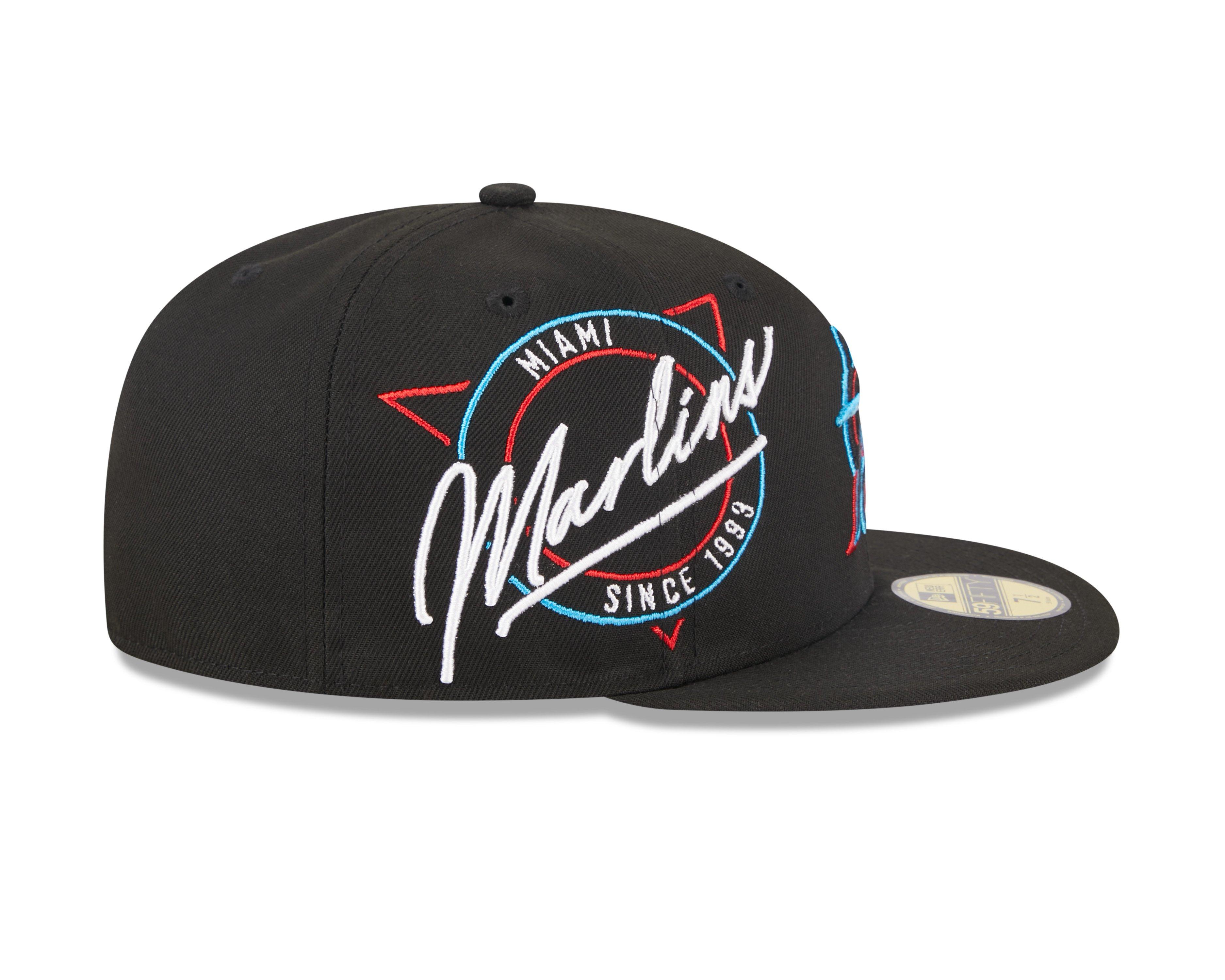 New Era Miami Marlins 59FIFTY Neon Fitted Hat - Hibbett
