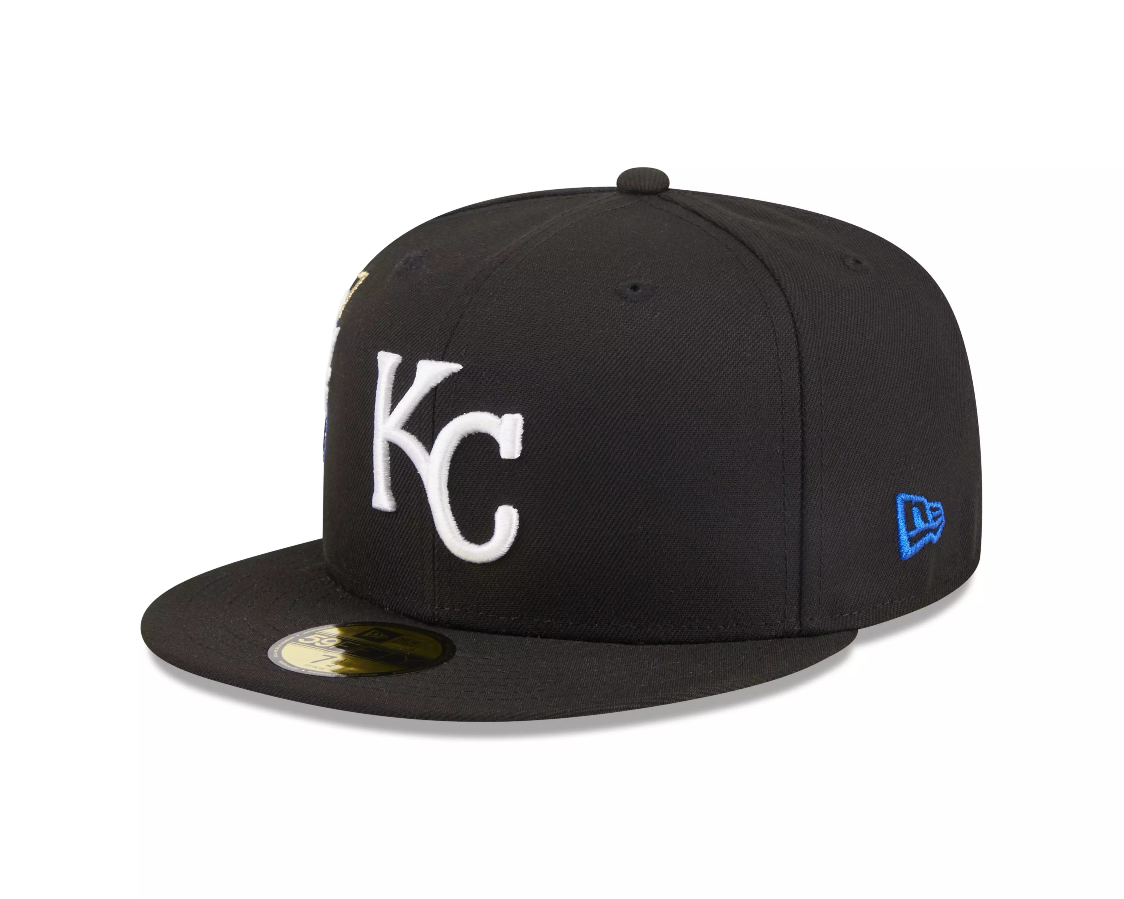 New Era Kansas City Royals 59FIFTY Neon Fitted Hat - BLACK