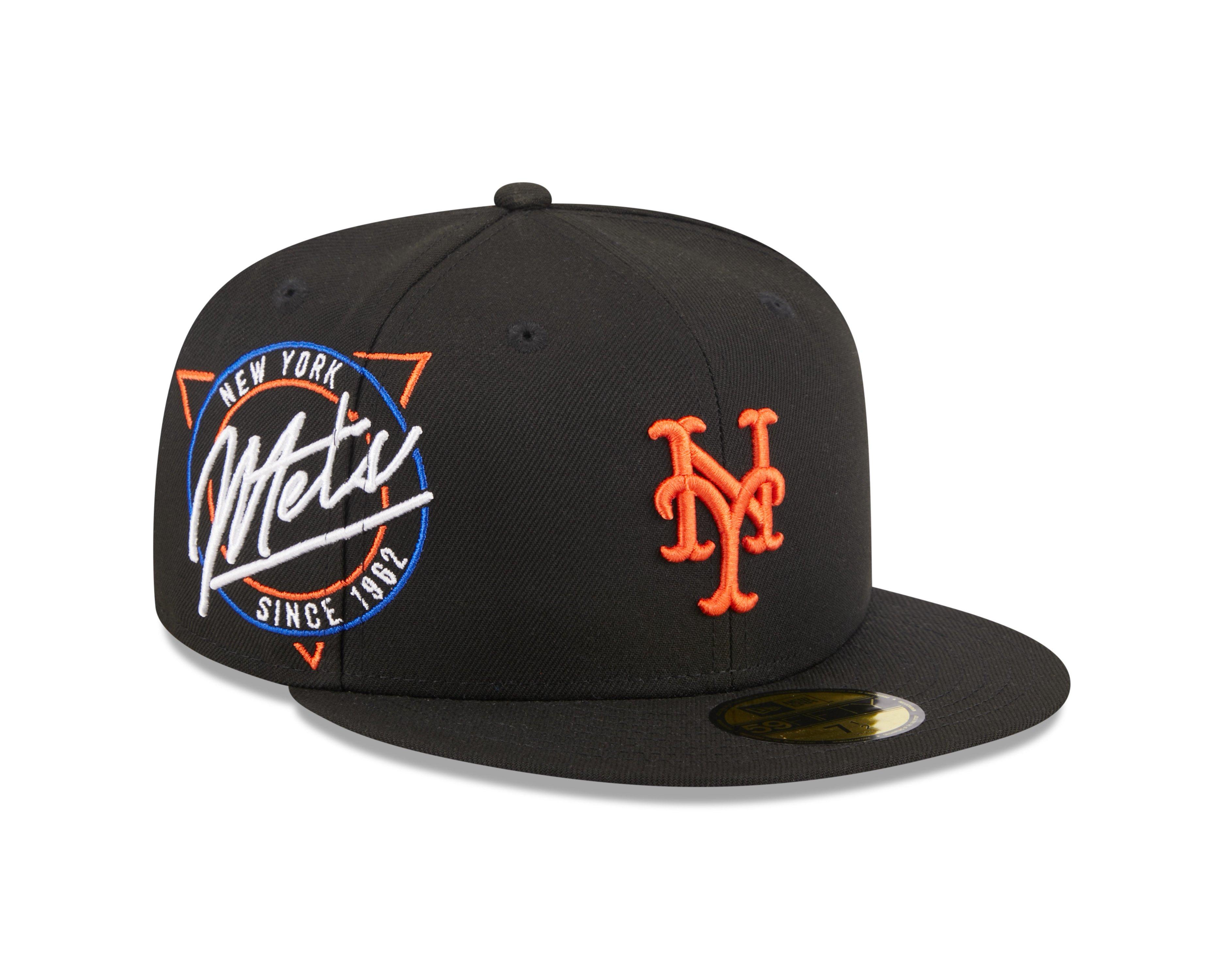 New Era New York Mets Gray Minimal Wear Hat Size 7 1/2