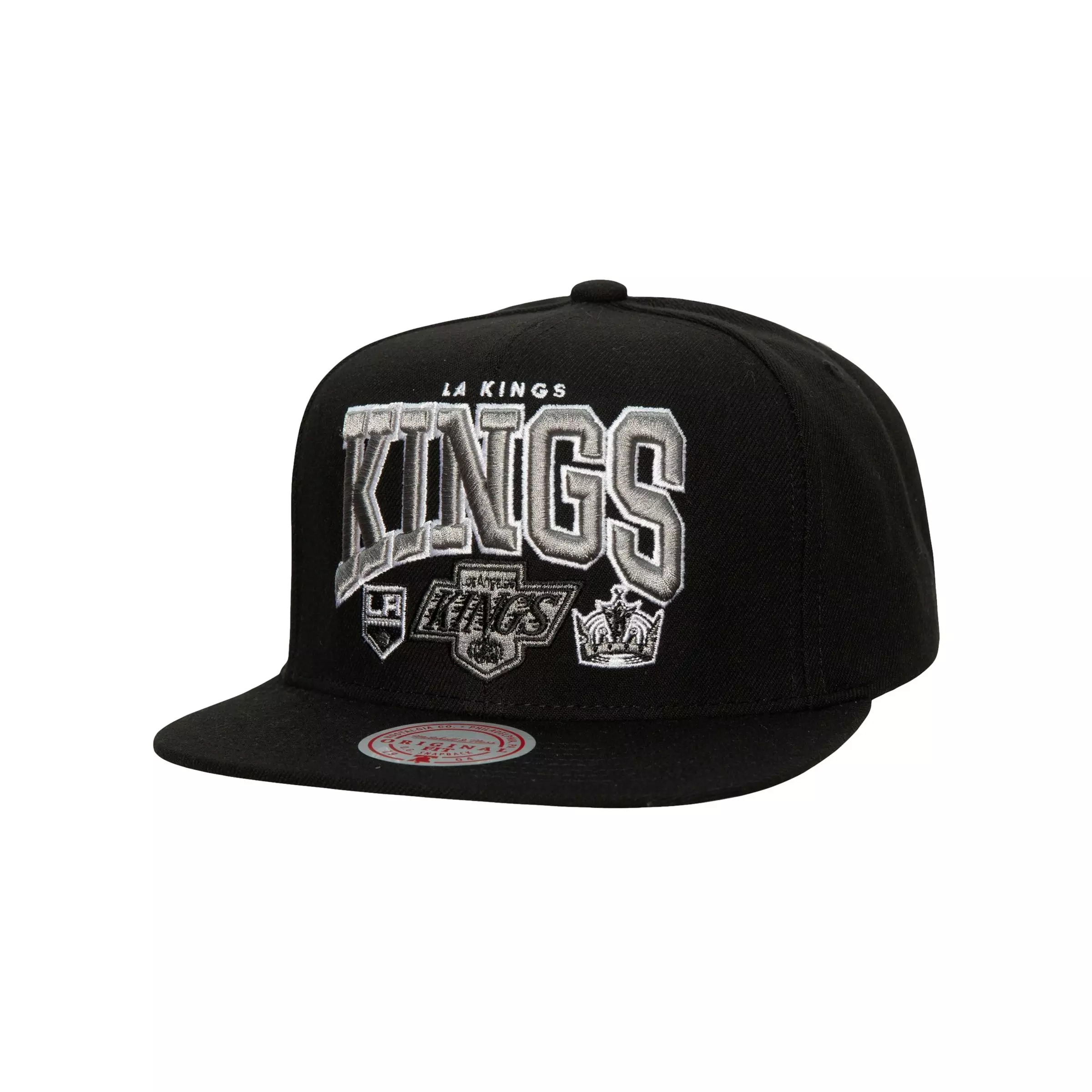 Mitchell & Ness Los Angeles Kings Champion Stack Vintage Snapback-Black - BLACK