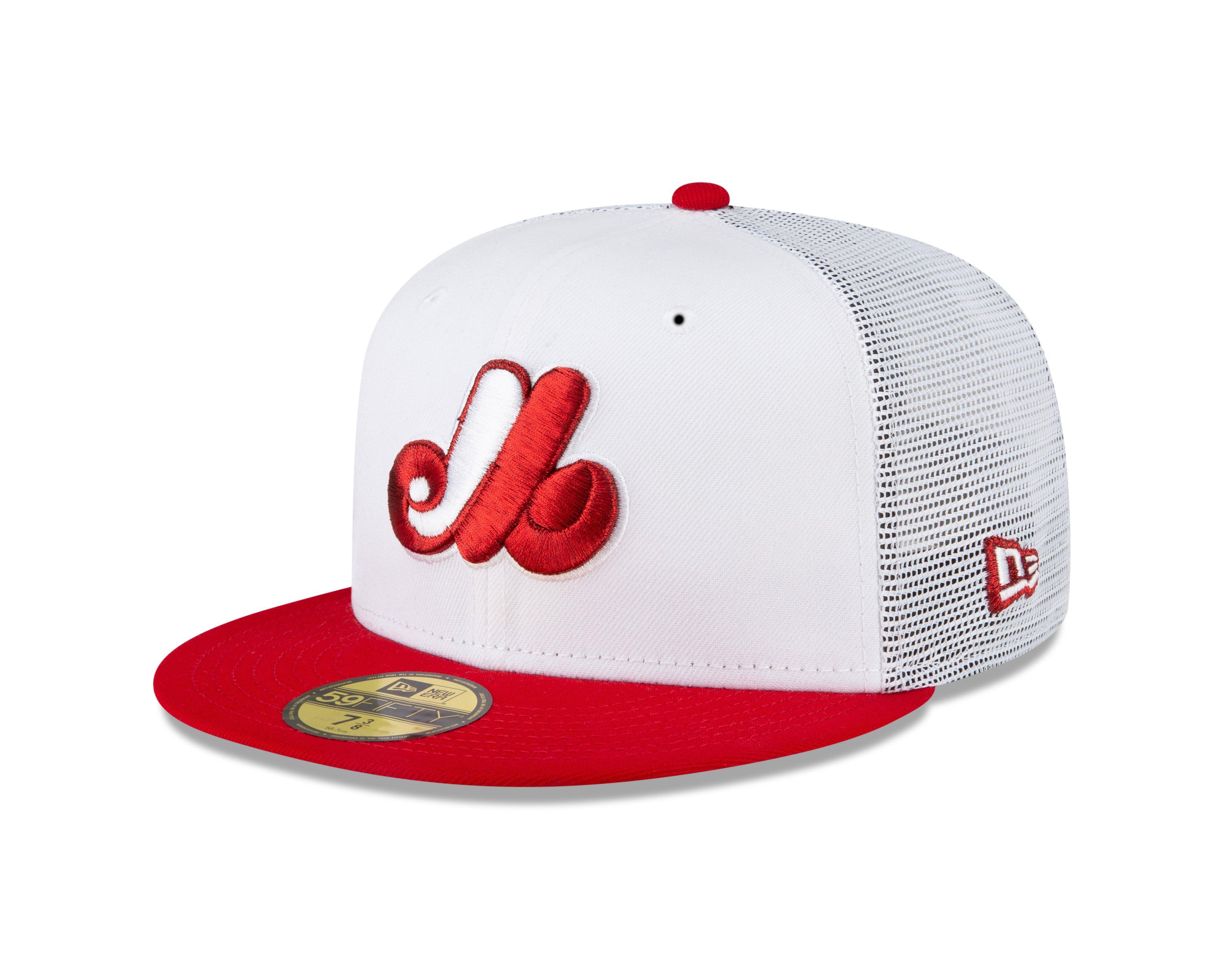 New Era, Accessories, Montreal Expos Cream Fitted Hat