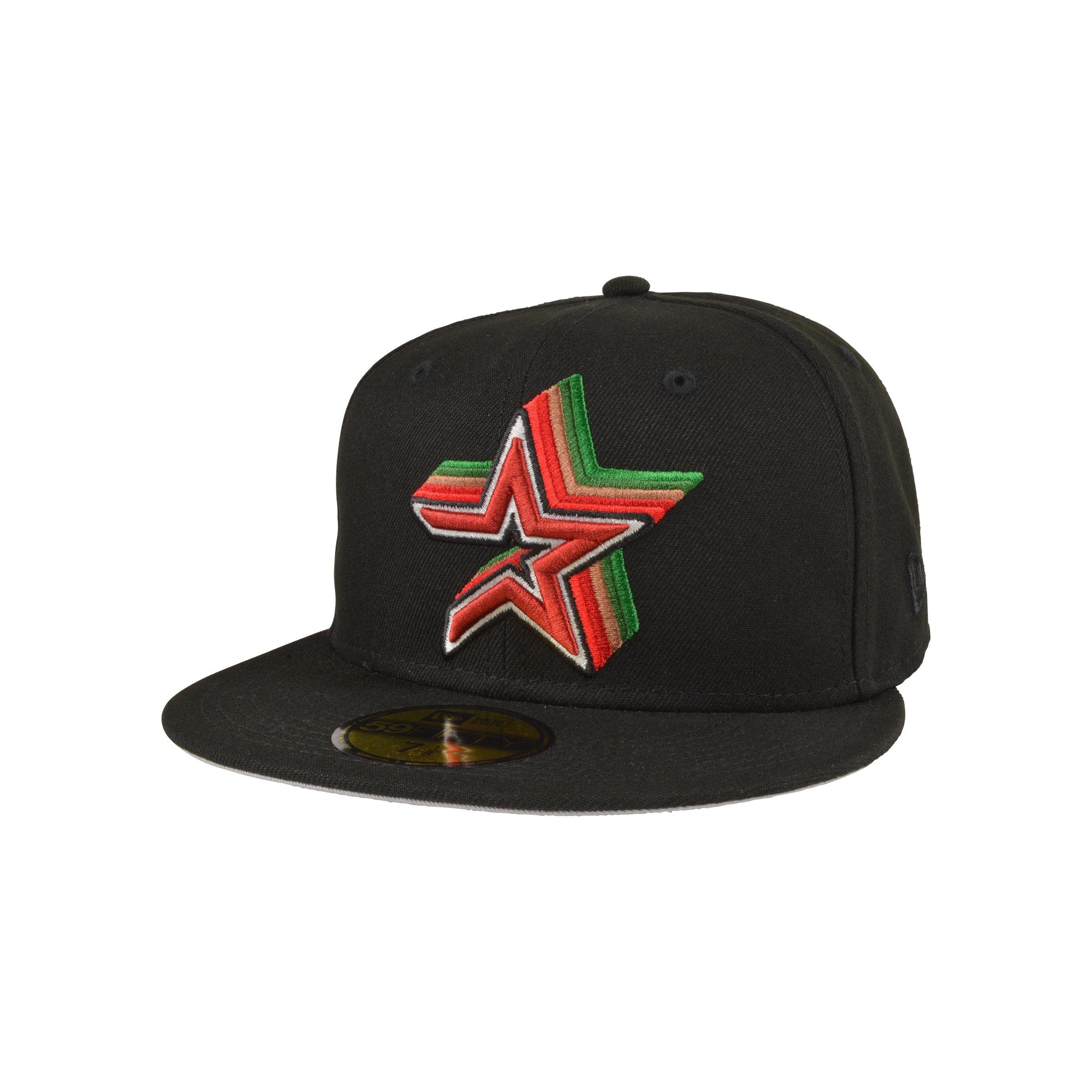 New Era Houston Astros 59FIFTY Tri-Color Logo Fitted Hat