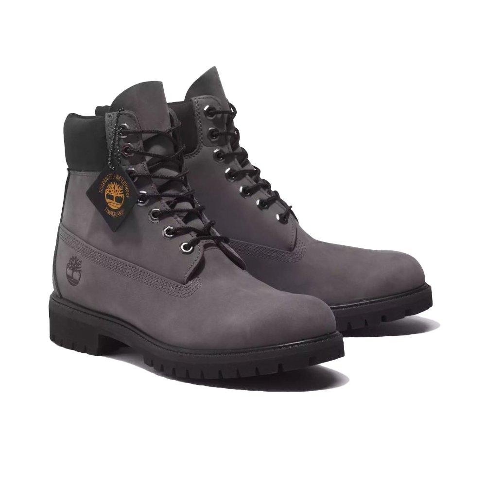 Timberland 6" Premium Men's "Medium Grey Nubuck" Boot