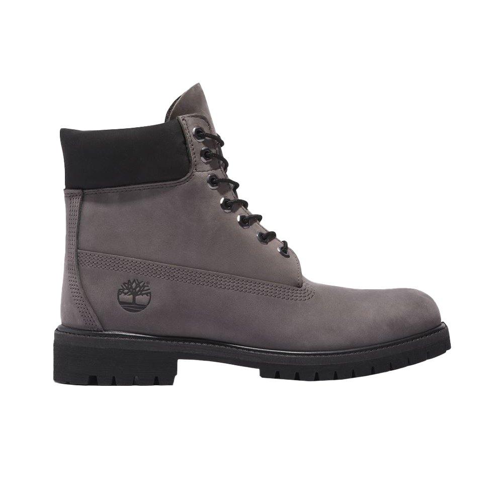 Timberland 6 Premium Medium Grey Nubuck Men's Boot - Hibbett