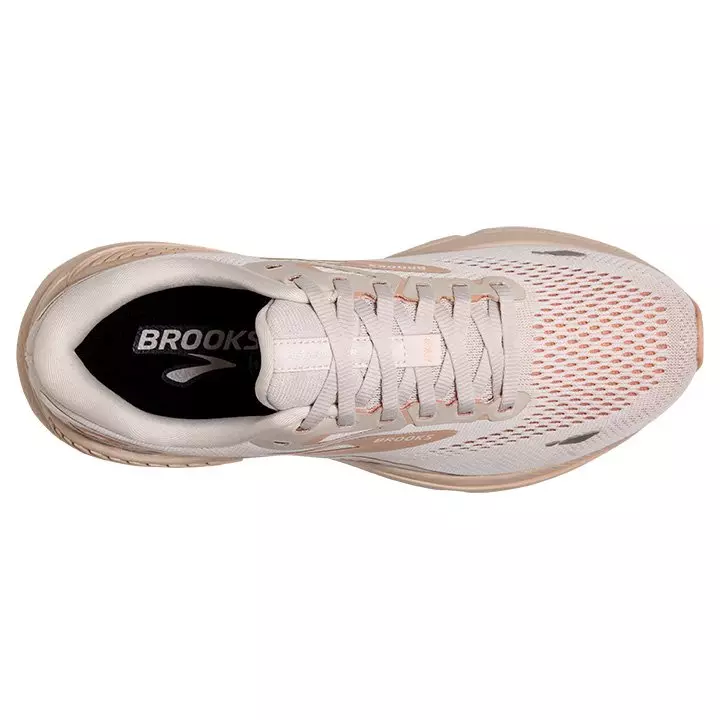 Brooks Adrenaline GTS 23 "Crystal Grey/Villa/White" Women's Running Shoe - GREY/WHITE
