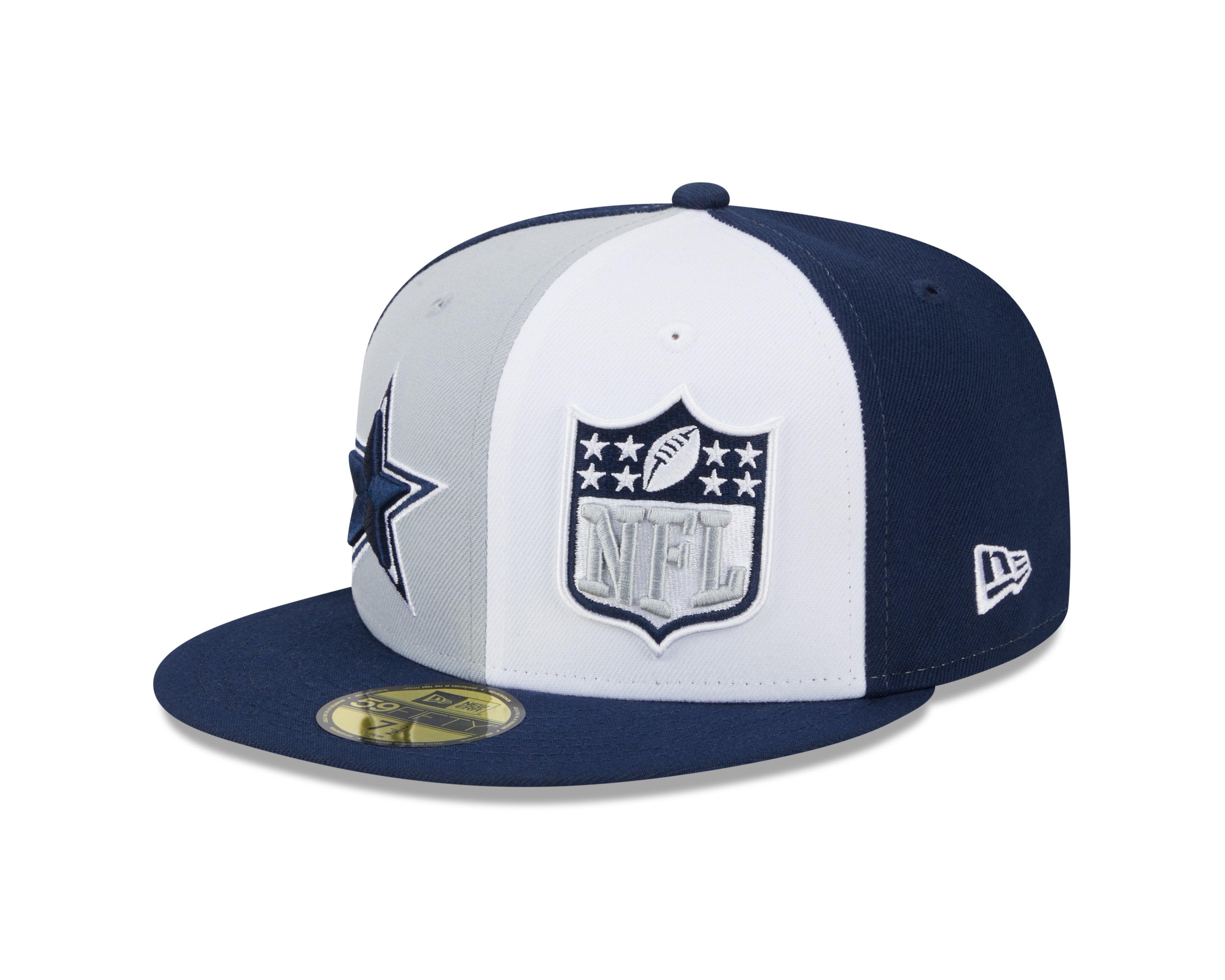 Dallas Cowboys New Era Text 59FIFTY Fitted Hat - Navy