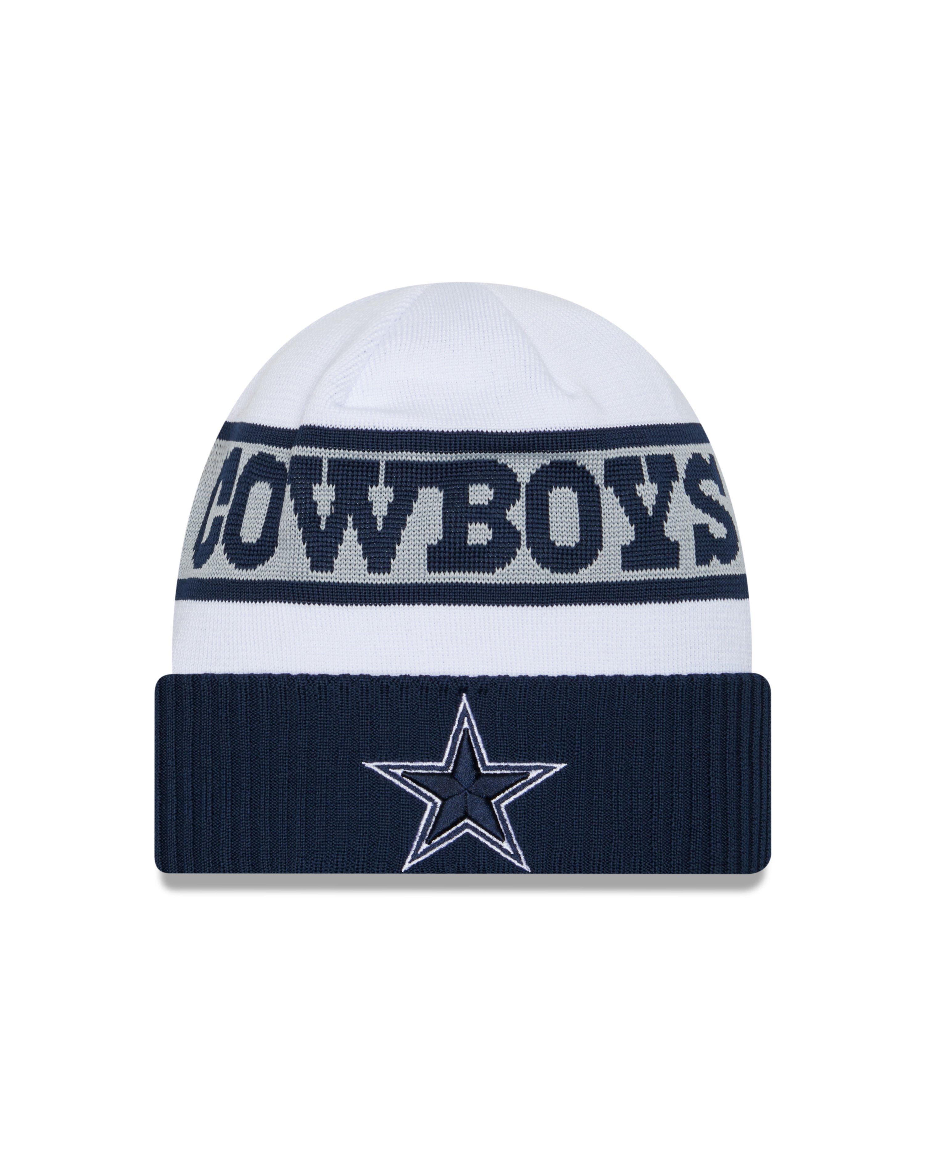 NFL Sideline 2023 Dallas Cowboys Bobble Knit Hat D03_525