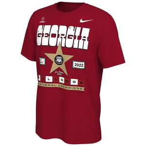 Nike Men's Georgia Bulldogs 2022 CFP National Champions Celebration Tee