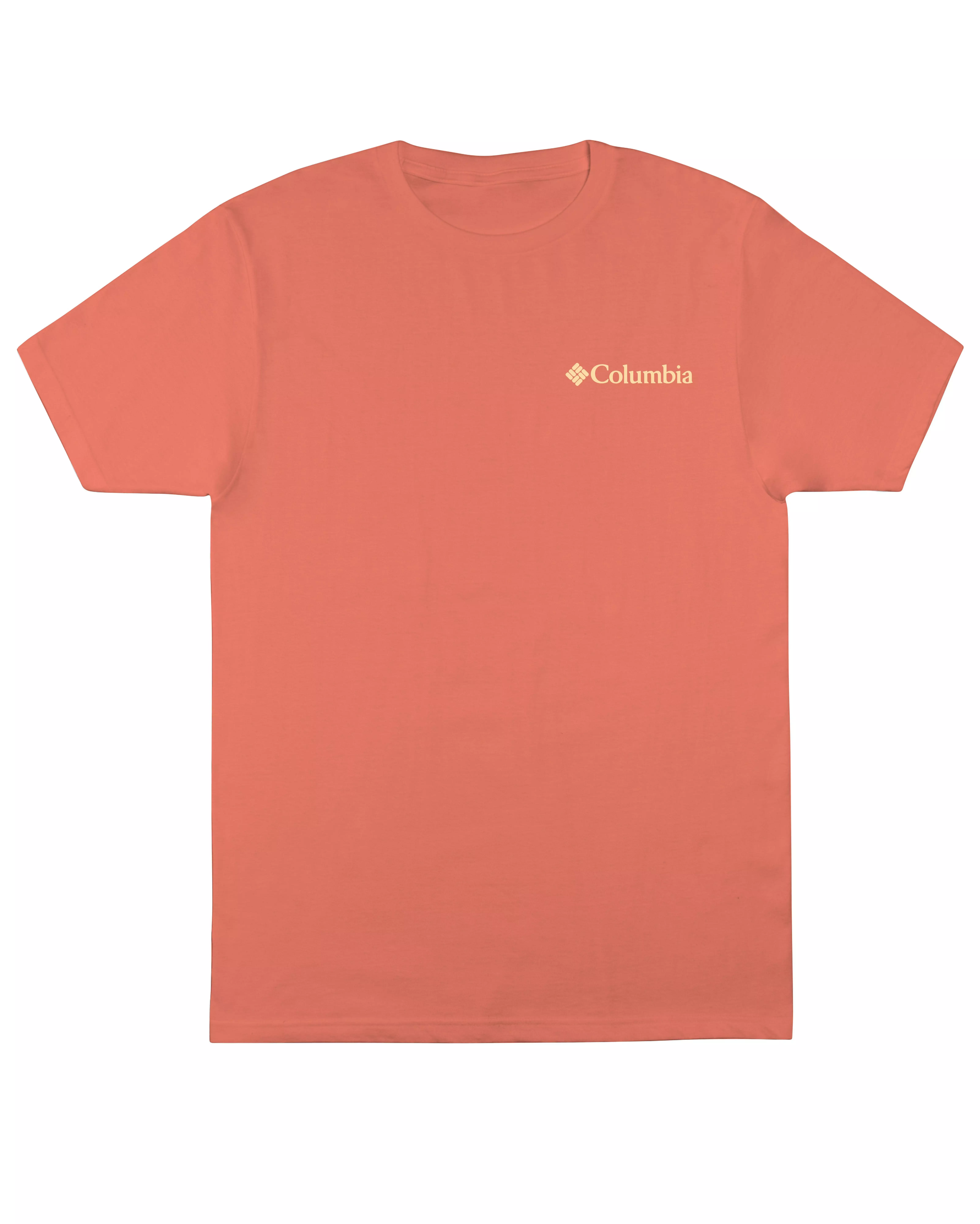 Columbia Men's Sunday Tee - Bright Peach - LT PINK