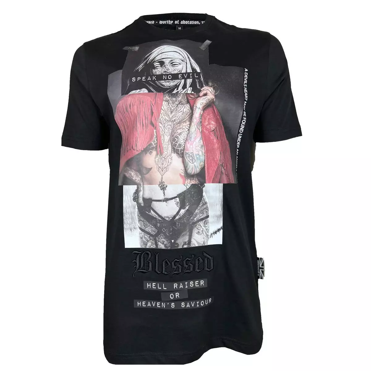 Blessed Men's Speak No Evil Tee - BLACK