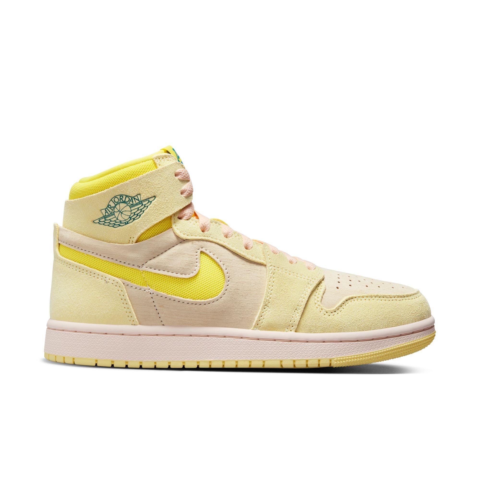 Jordan 1 Zoom CMFT 2 "Citron Tint/Dynamic Yellow/Muslin" Women's Shoe - CITRON TINT/DYNAMIC YELLOW/MUSLIN Thumbnail View 1