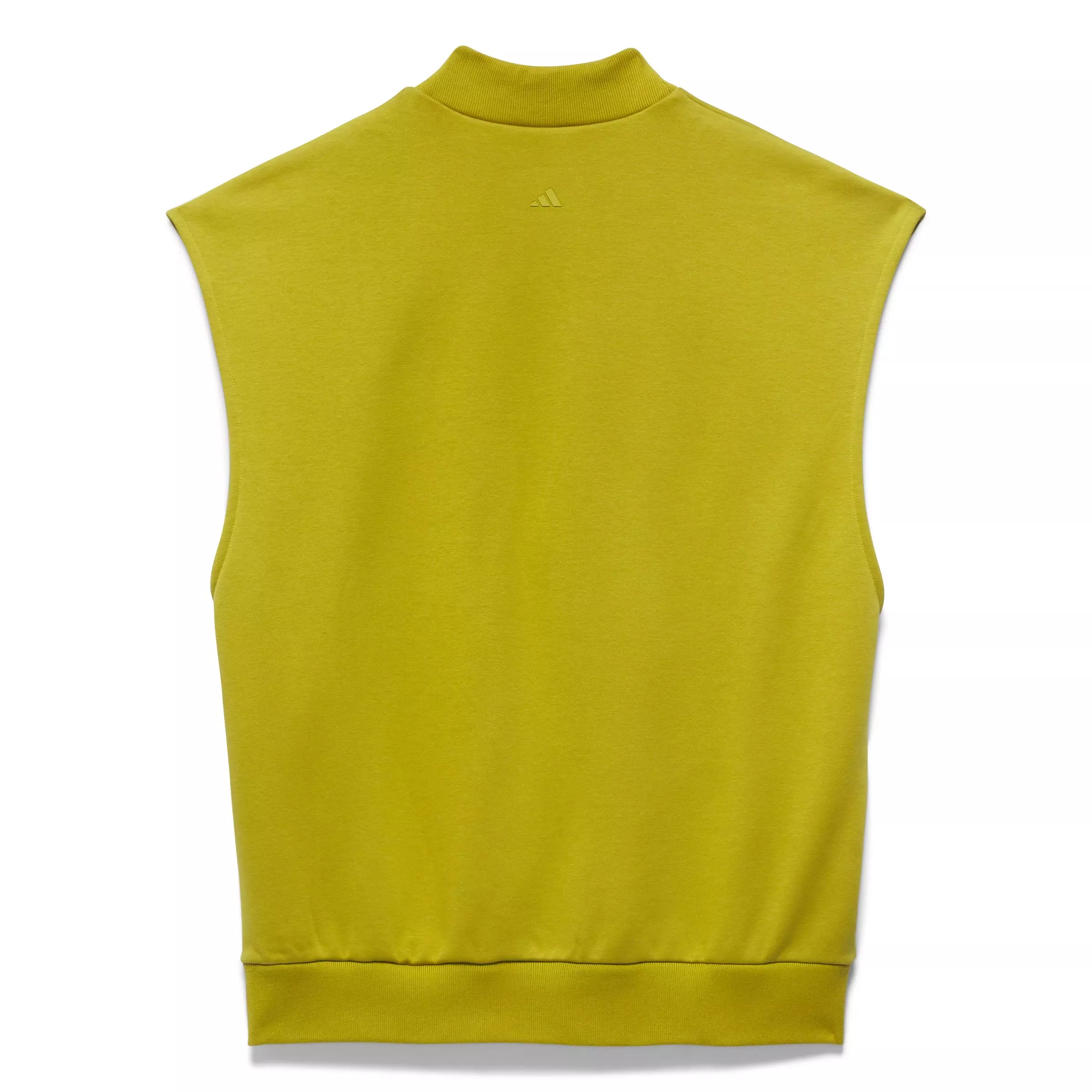 adidas Unisex Basketball Sleeveless Sweatshirt - Pulse Olive - GREEN