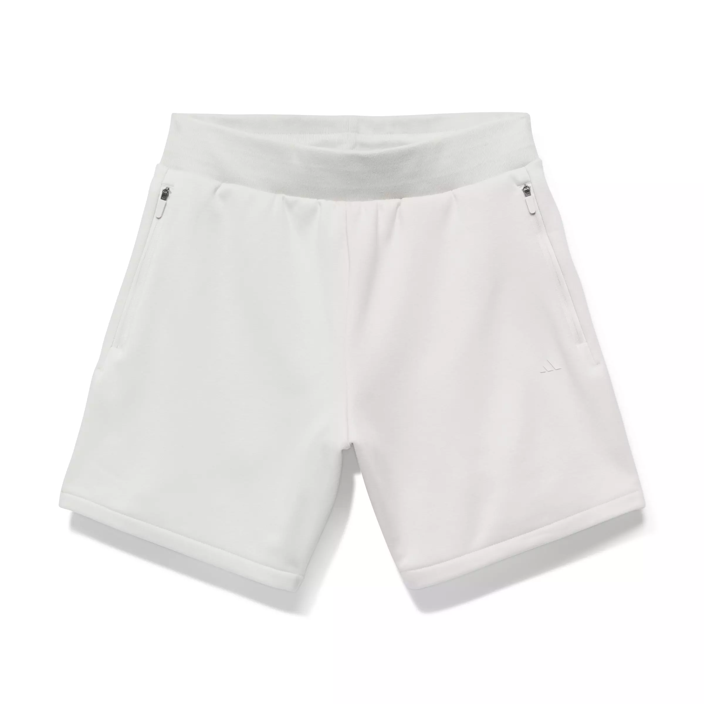 adidas Unisex Basketball Shorts - Talc - OFF-WHITE