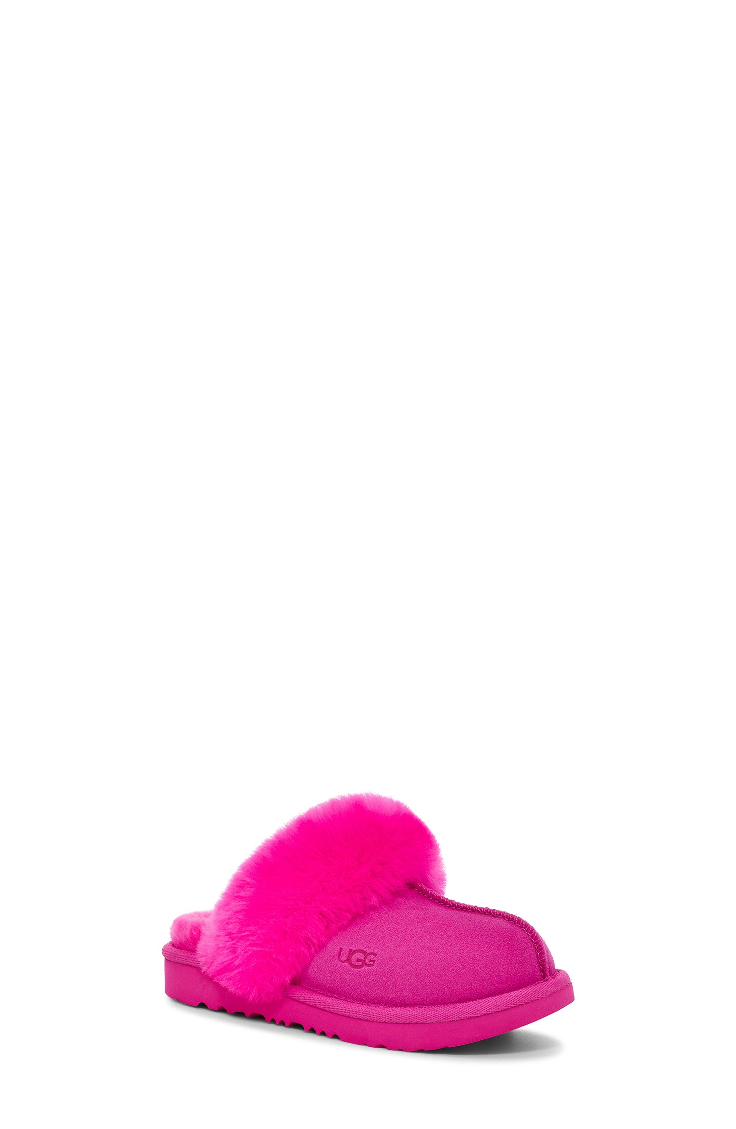 Neon pink ugg slippers hot sale