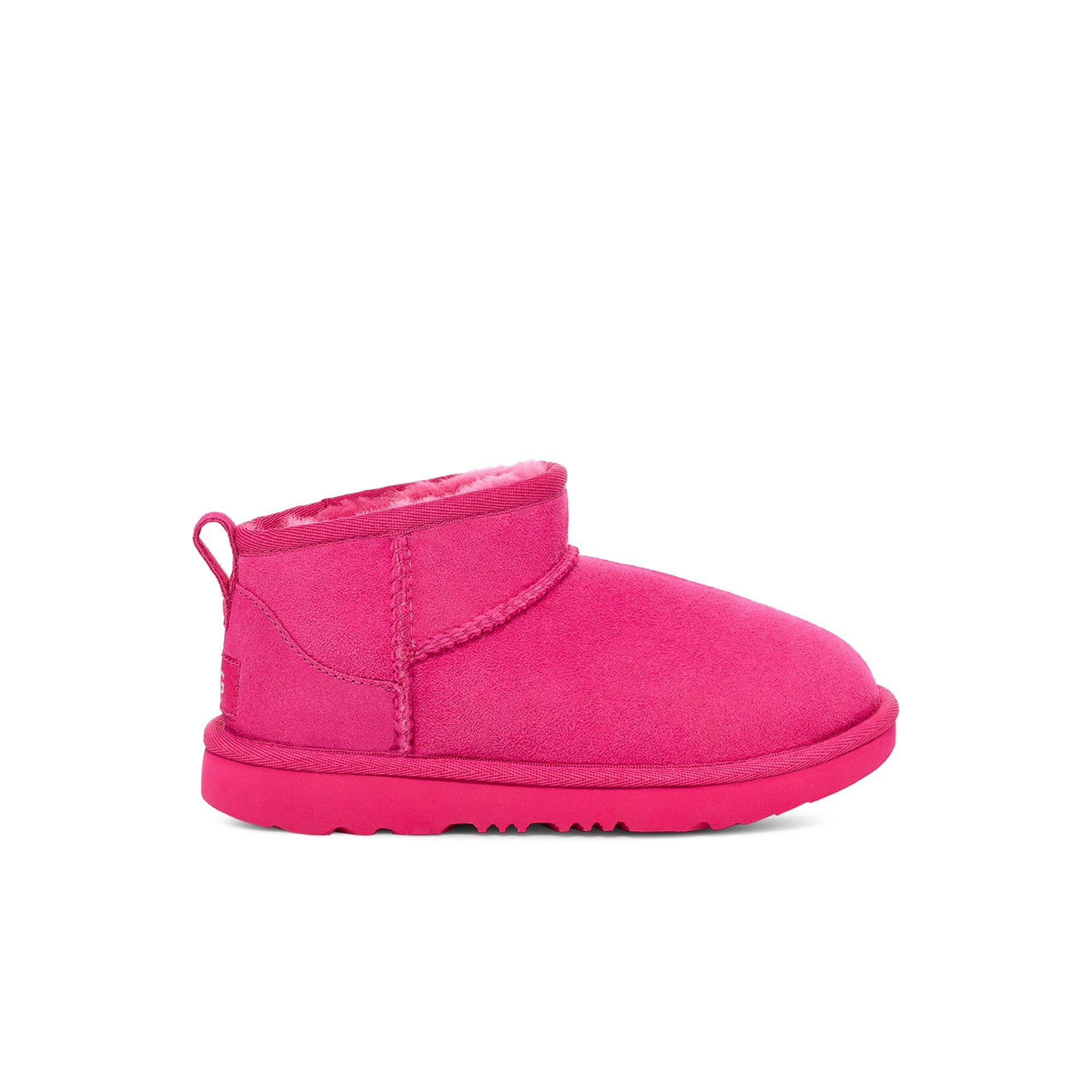 UGG Classic Ultra Mini "Berry" Preschool Girls' Boot - BERRY