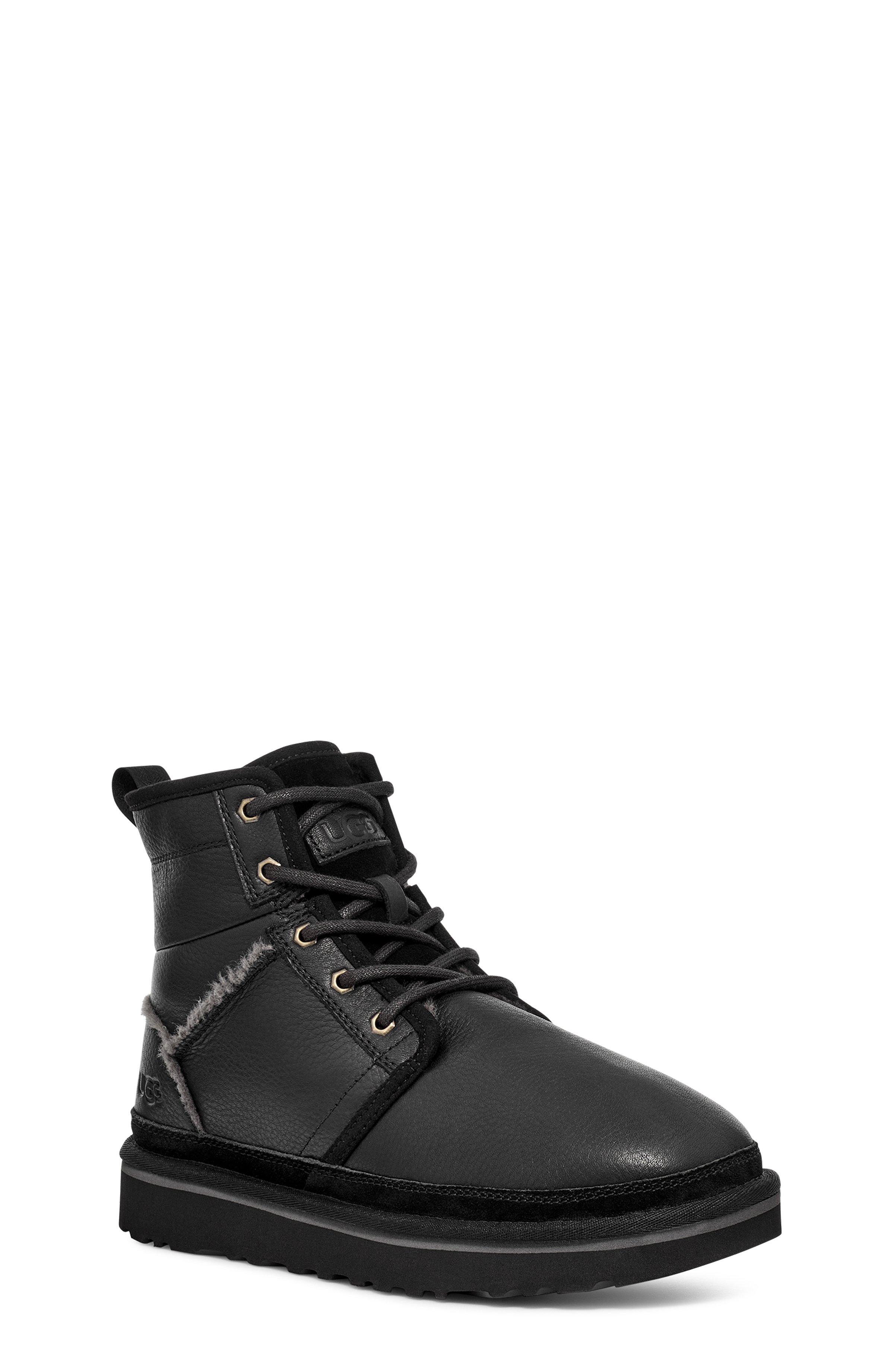 UGG Neumel High Heritage "Black" Men's Boot - BLACK Thumbnail View 3